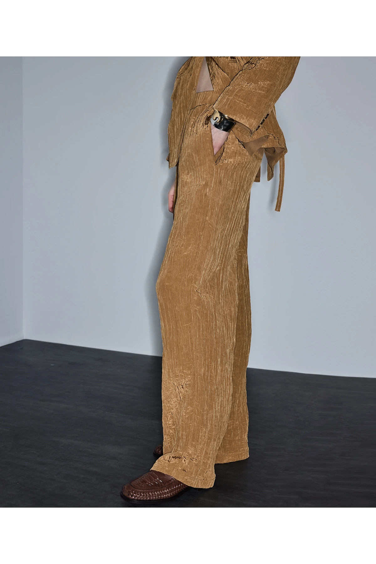 İpekyol Kırışık Efektli Pantolon IS1260003148