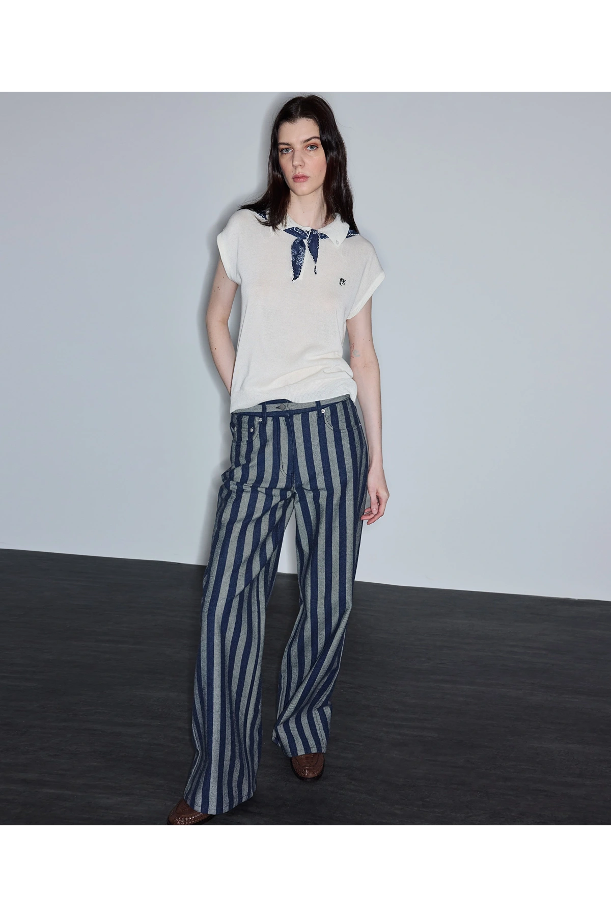 İpekyol Fular Aksesuarlı Triko IS260050086