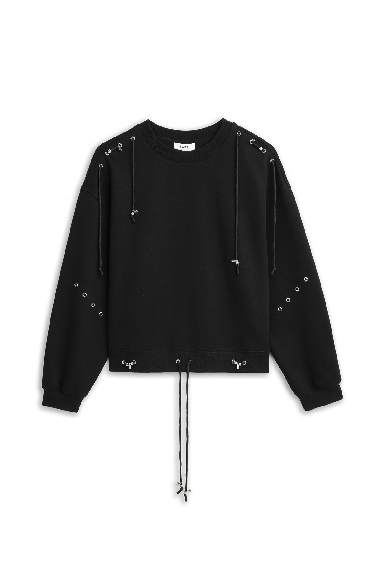 Twist Metal Aksesuarlı Sweatshirt TS1260091022