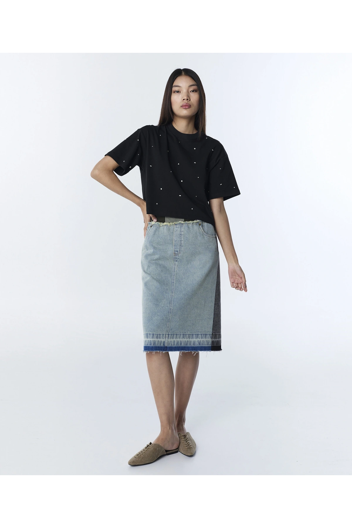 Twist Karma Aksesuarlı T-Shirt TS1260070091