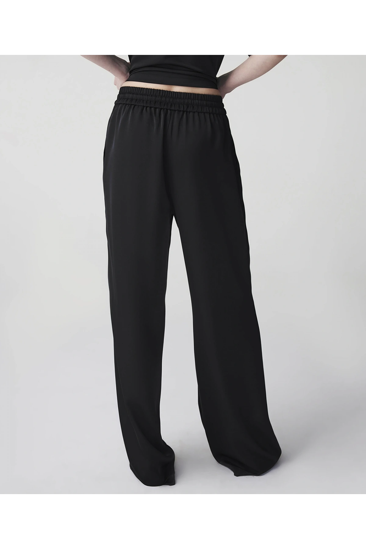 İpekyol Wide Leg Fit Saten Pantolon IS1260003147