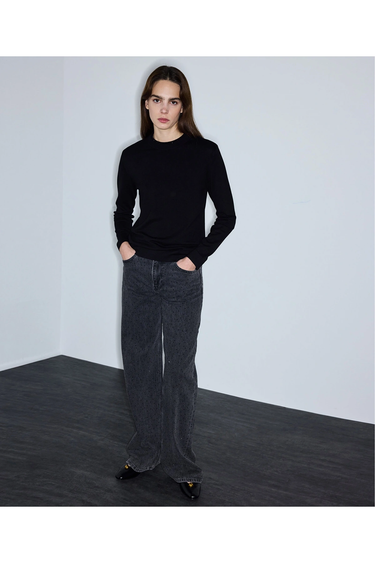 İpekyol Çift Parça Görünümlü Triko IS1260050075