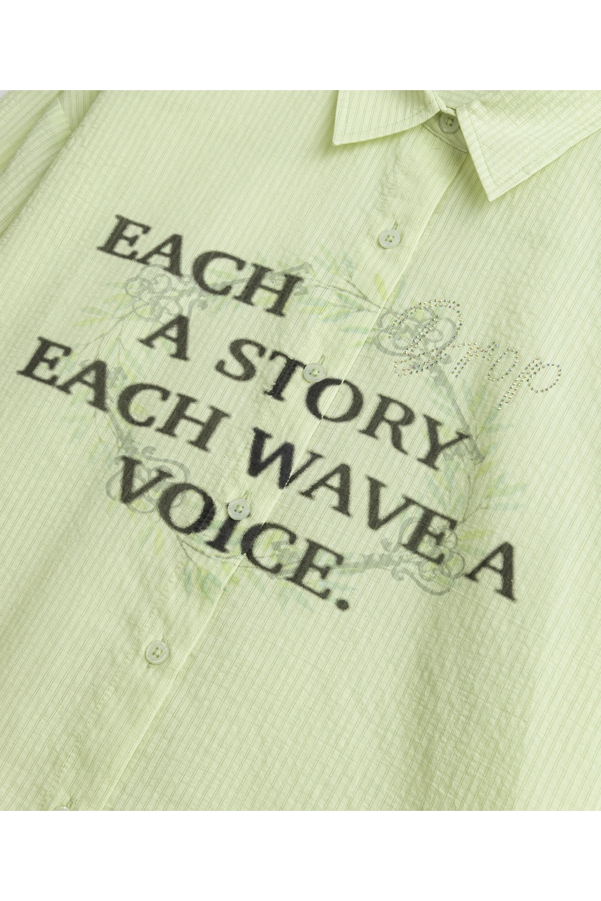 Twist Slogan Ve Görsel Baskılı Oversize Gömlek TS1260025110