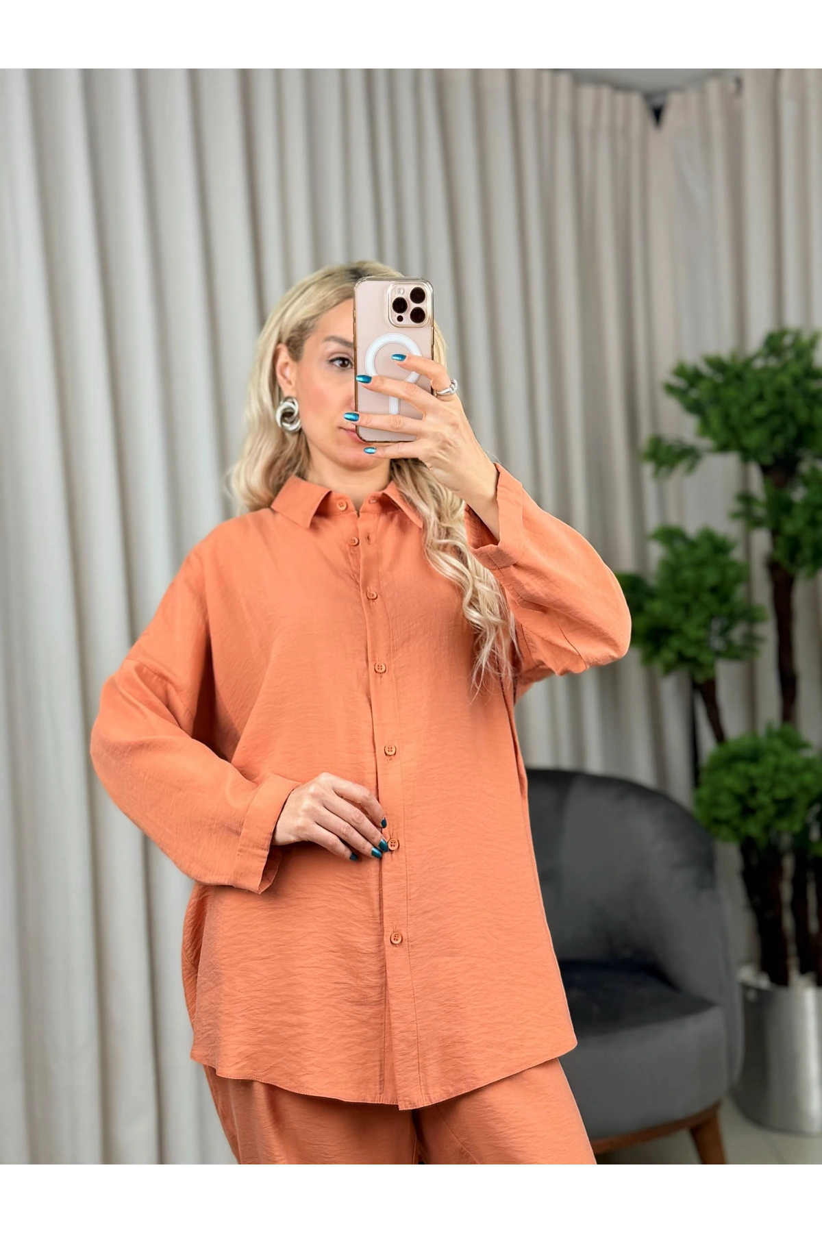 Ahsen Düğmeli Takım 9507