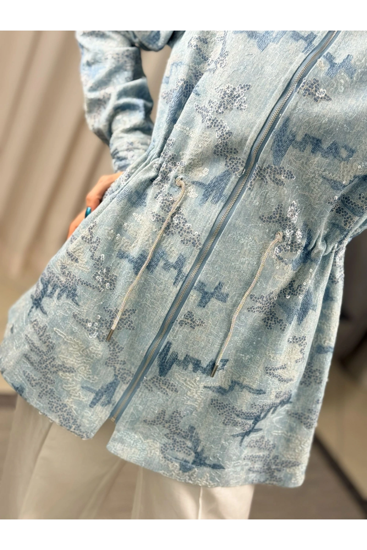 Fuat Güşen Fermuarlı Taşlı Kap 3649