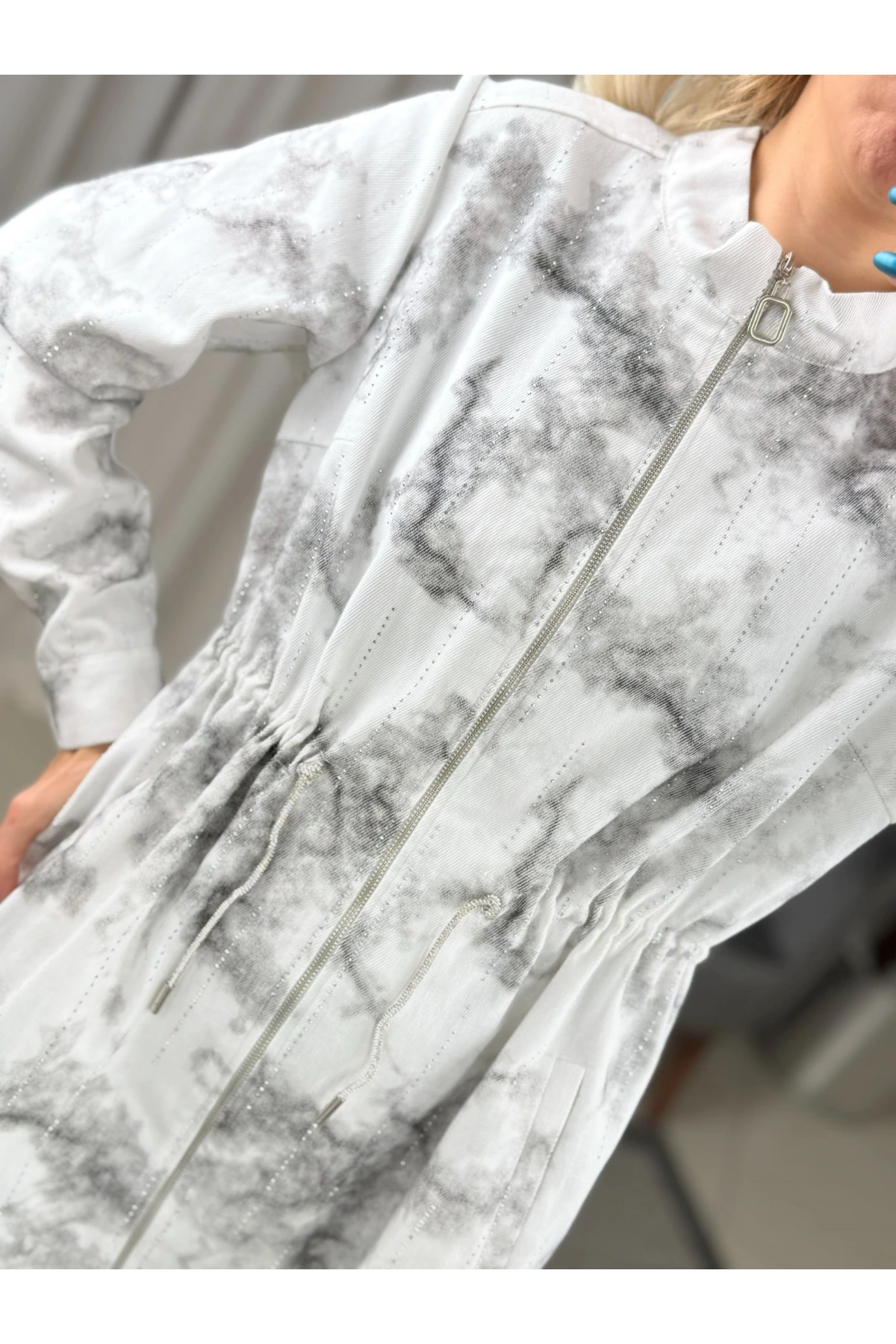 Fuat Güşen Fermuarlı Taşlı Kap 3649