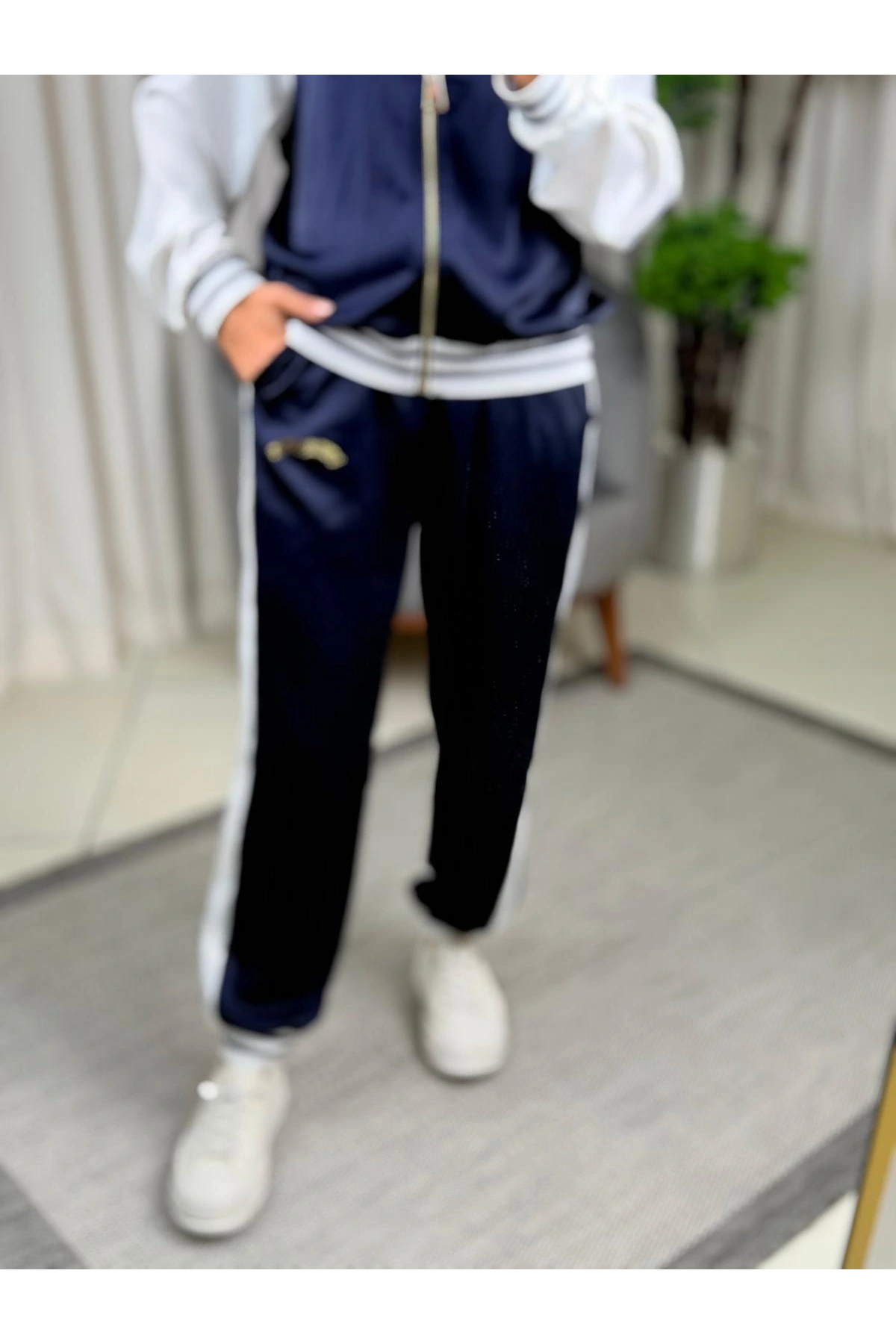 On Fashion Yanları Şeritli Paçası Ribanalı Eşof.Altı 56350