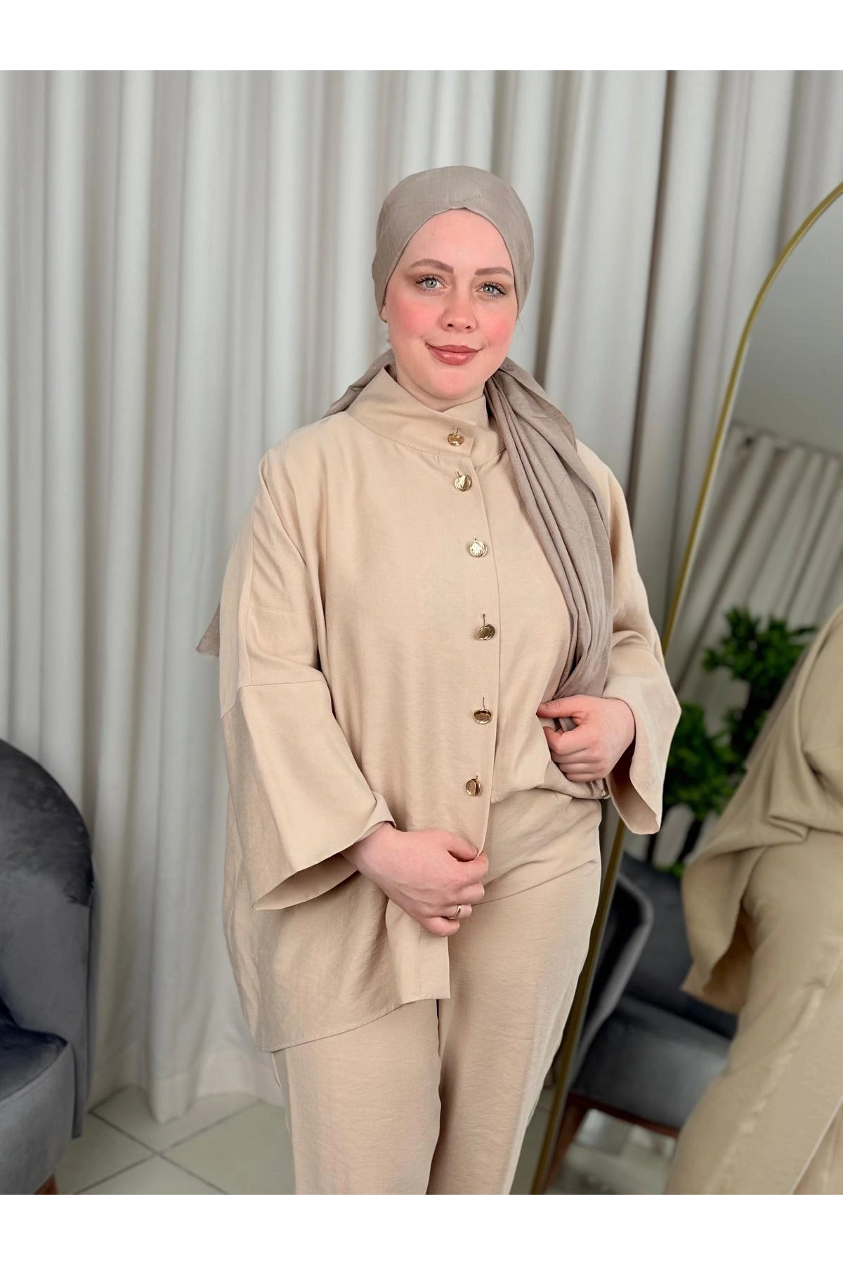 my312 Düğme Detaylı Takım 25S1408