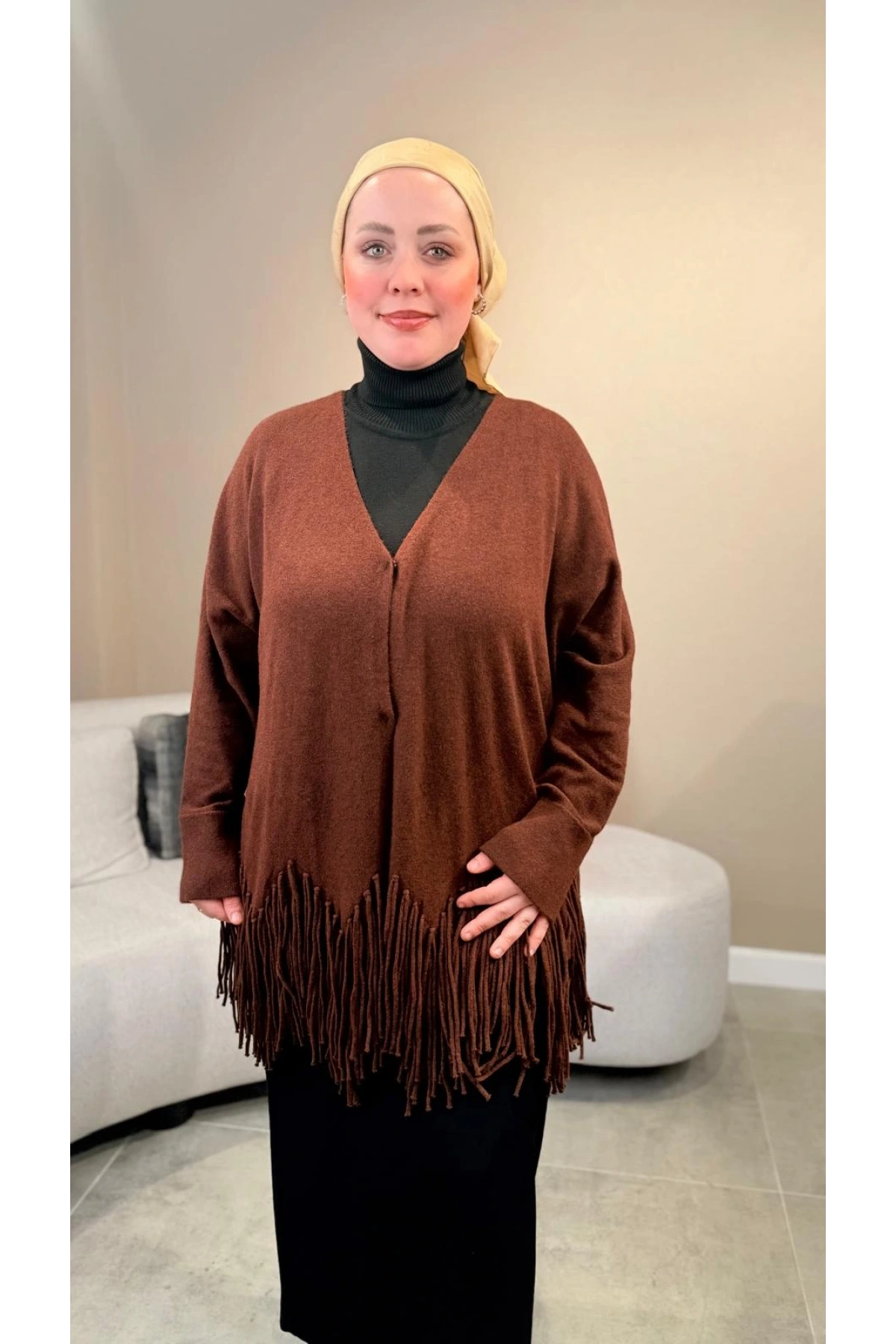 Ghisa Püskül Detaylı Hırka 26KGSHRK3308