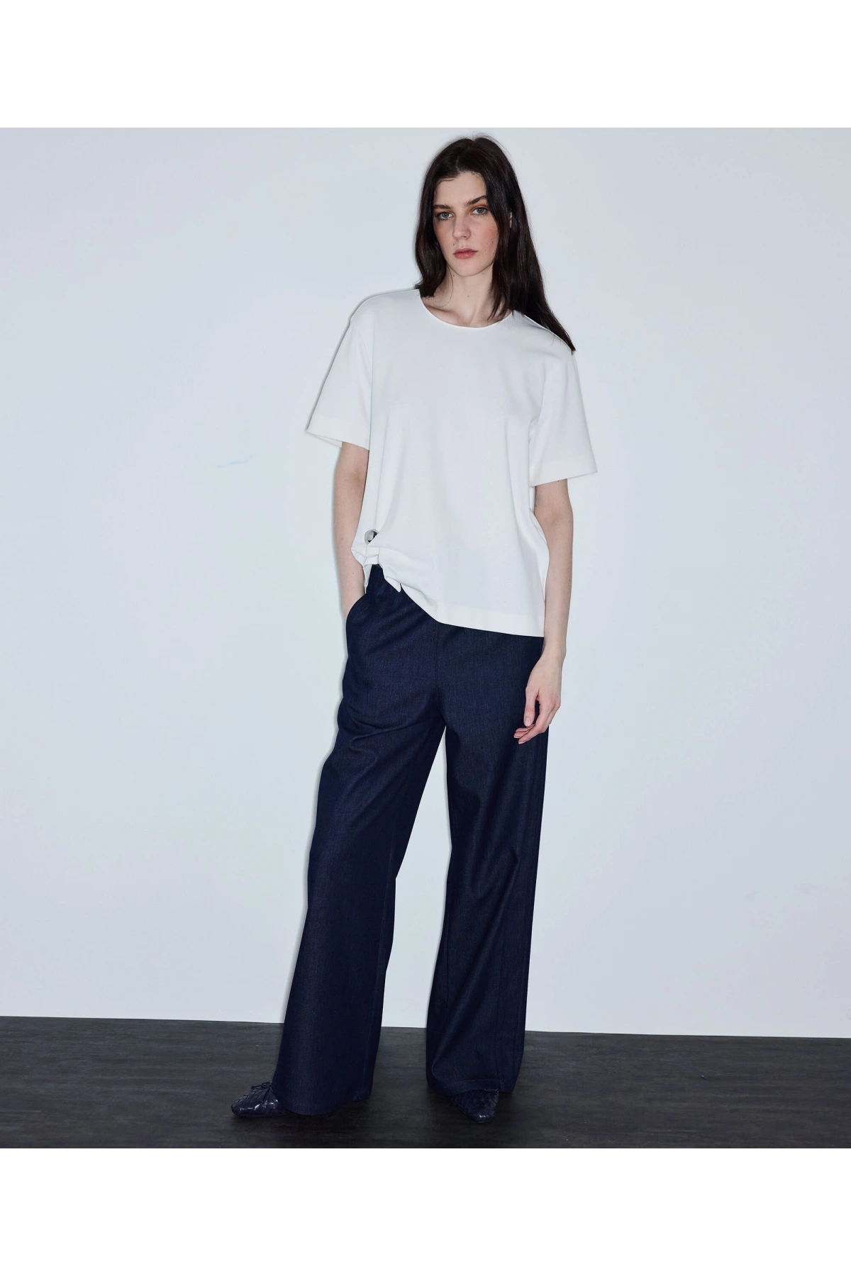 İpekyo Metal Aksesuarlı Tişört IS1260070085