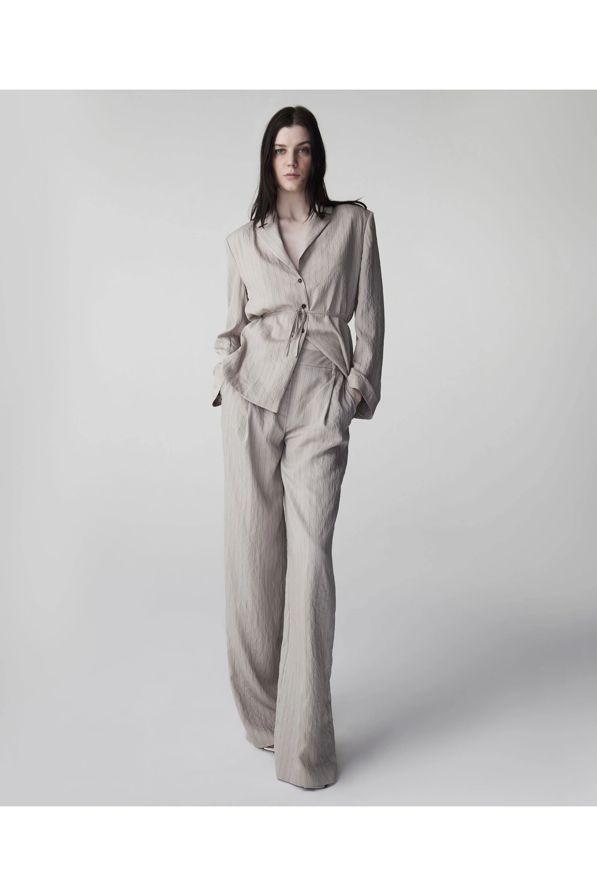 İpekyol Çizgi Jakarlı Pantolon IS1260003155