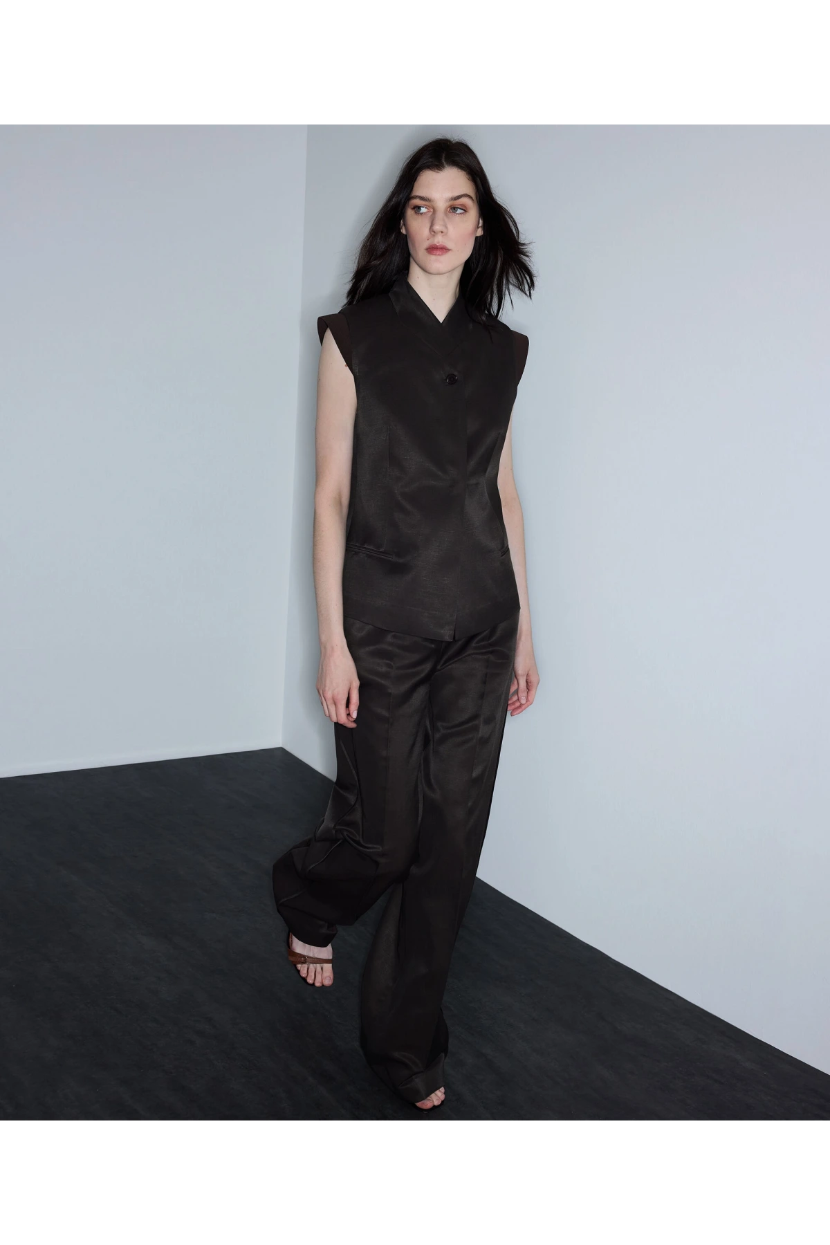 İpekyol Belden Bağlamalı Wide Leg Pantolon IS1260003099