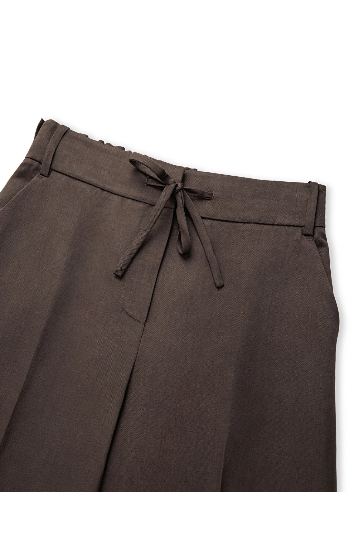 İpekyol Belden Bağlamalı Wide Leg Pantolon IS1260003099