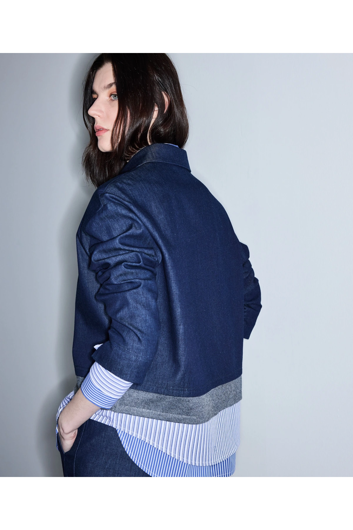 İpekyol Kontrast Katmanlı Sweatshirt IS1260091007