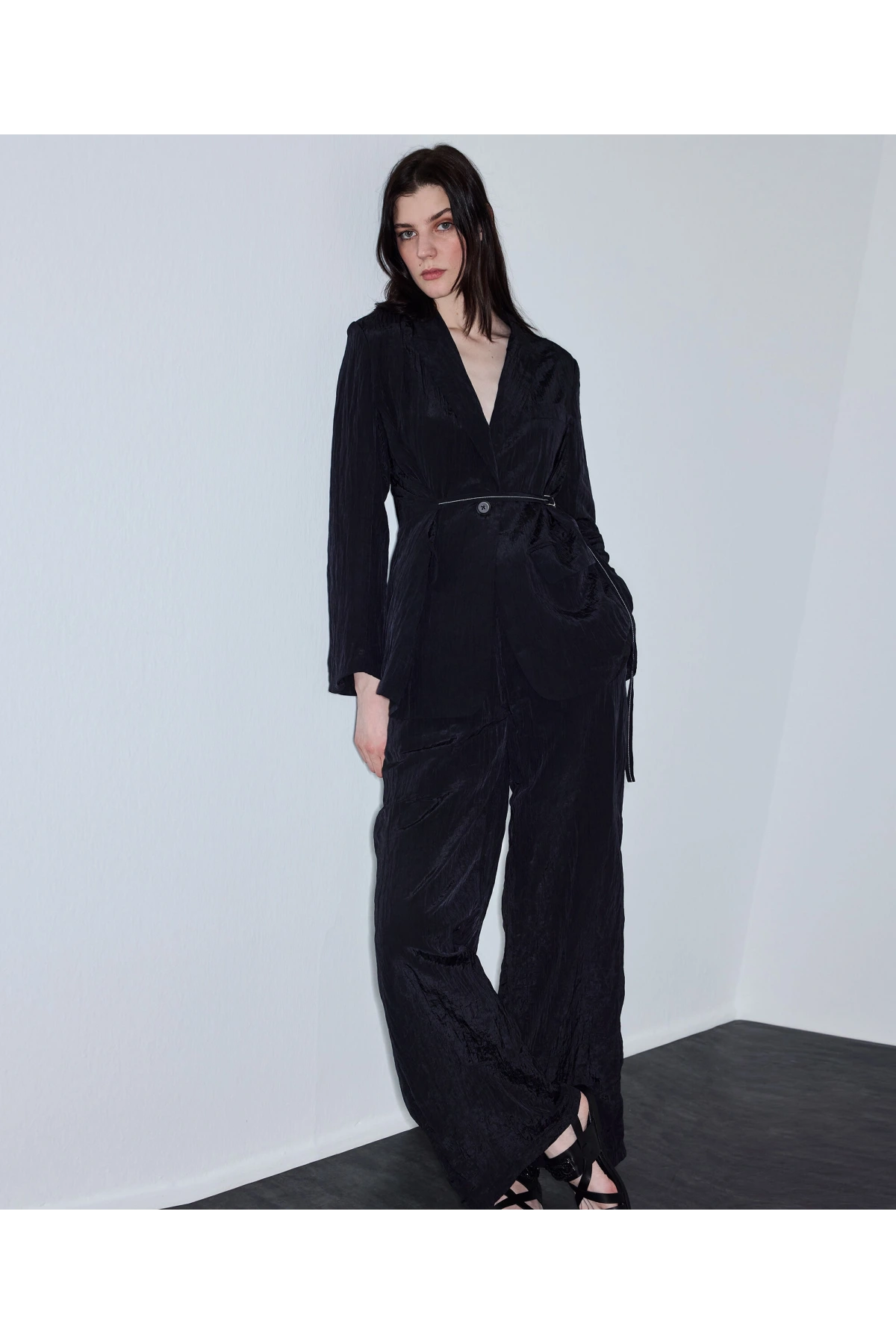 İpekyol Kırışık Efektli Pantolon IS1260003148