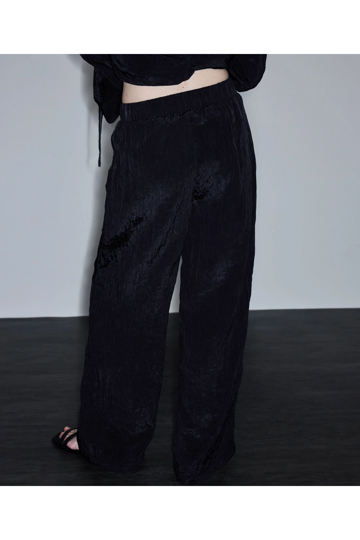 İpekyol Kırışık Efektli Pantolon IS1260003148