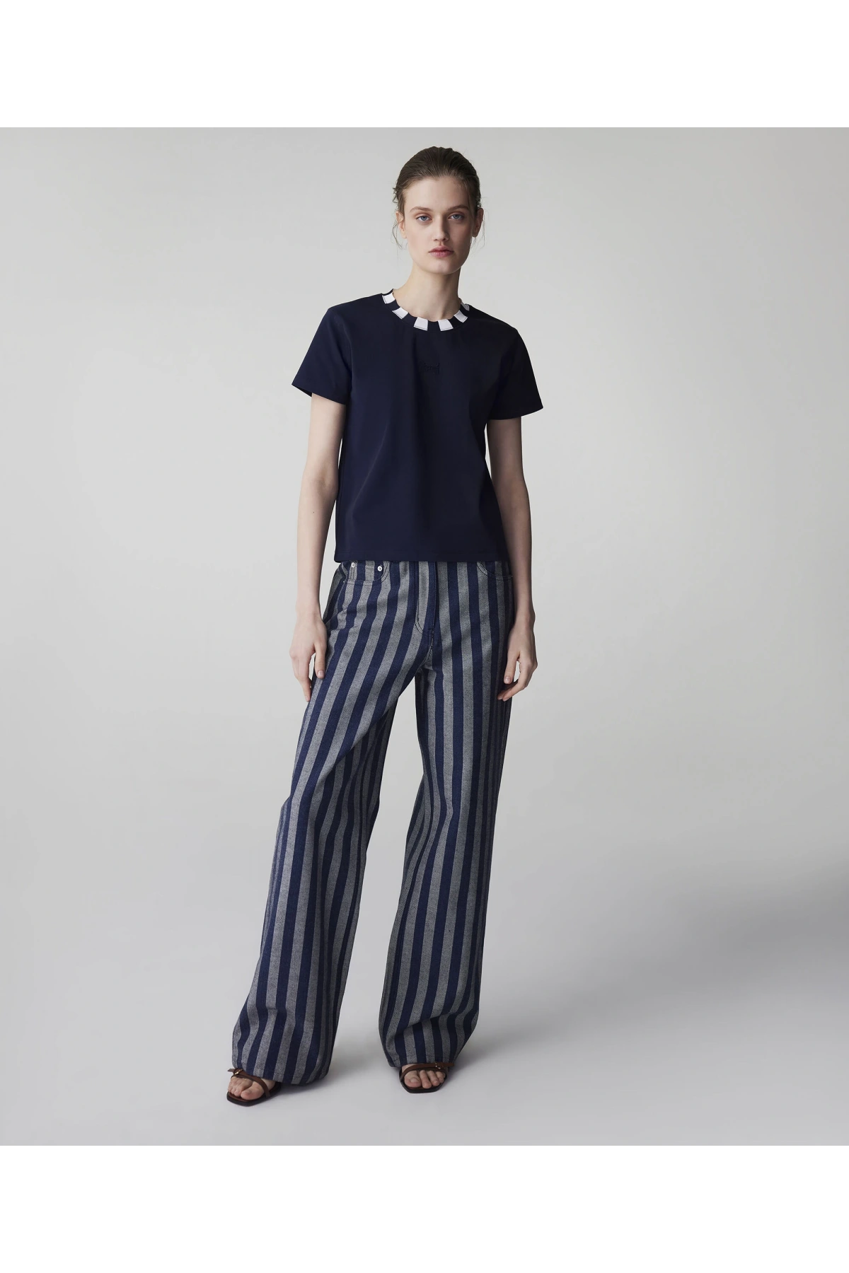 İpekyol Üç Boyutlu Baskılı T-Shirt IS1260070046