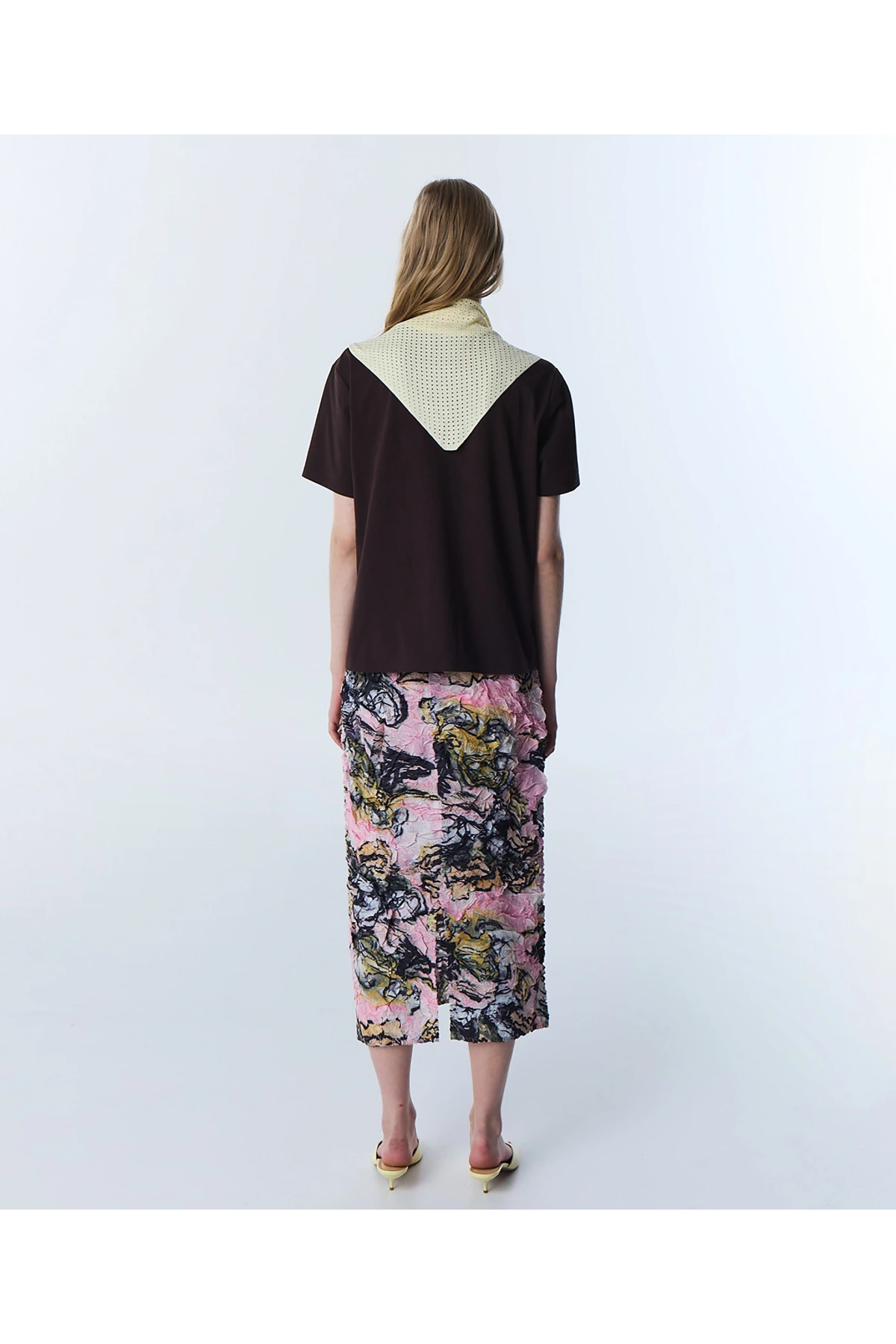 Twist Fular Aksesuarlı T-Şhirt TS1260070095