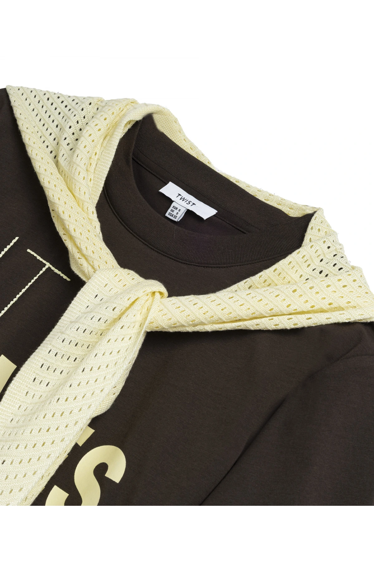 Twist Fular Aksesuarlı T-Şhirt TS1260070095