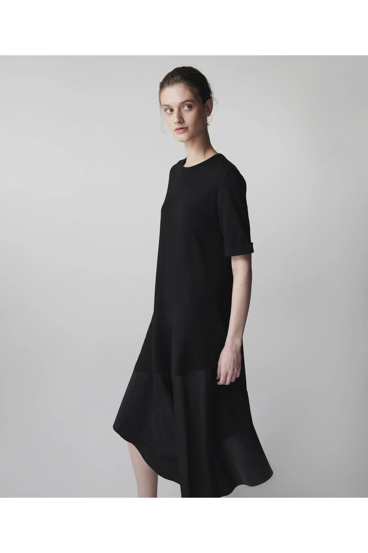 İpekyol Kumaş Mix Asimetrik Elbise IS1260002233