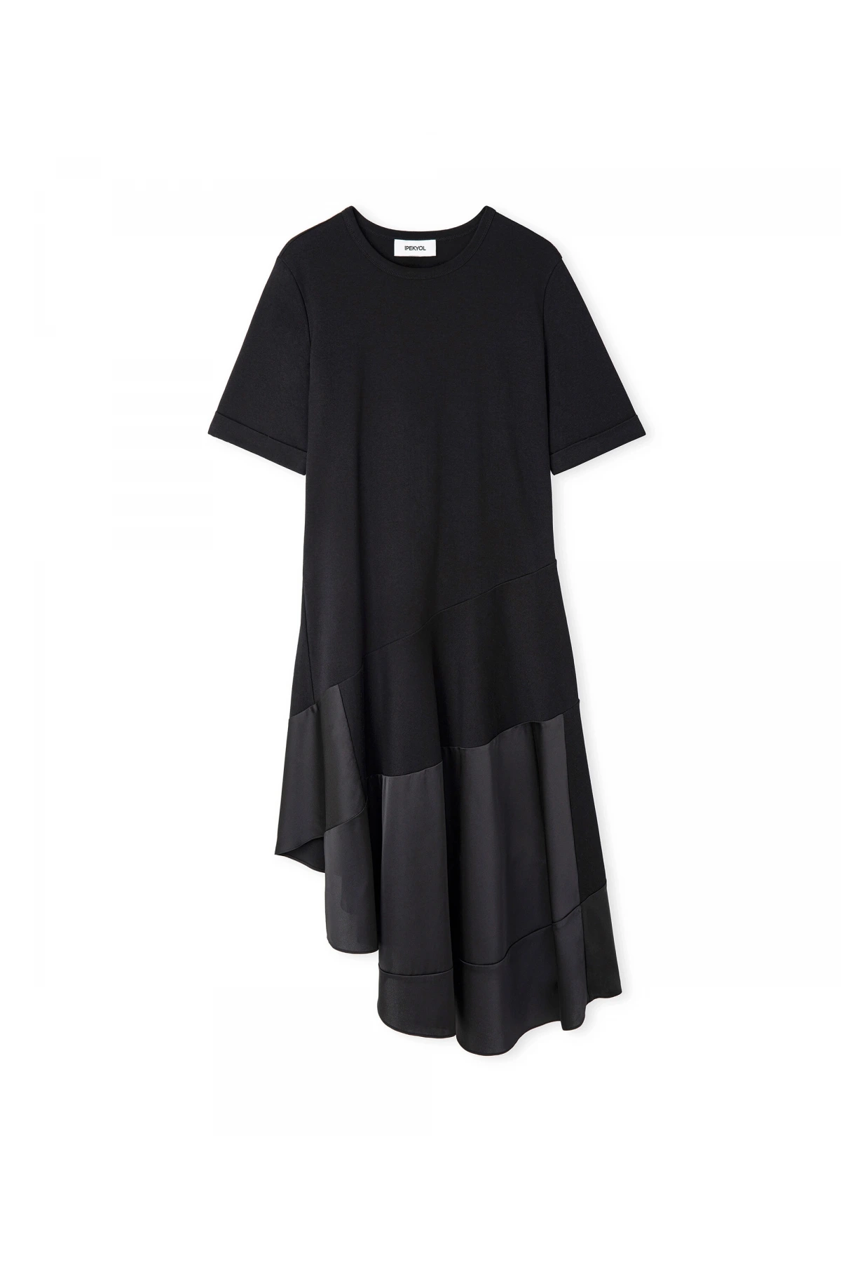 İpekyol Kumaş Mix Asimetrik Elbise IS1260002233