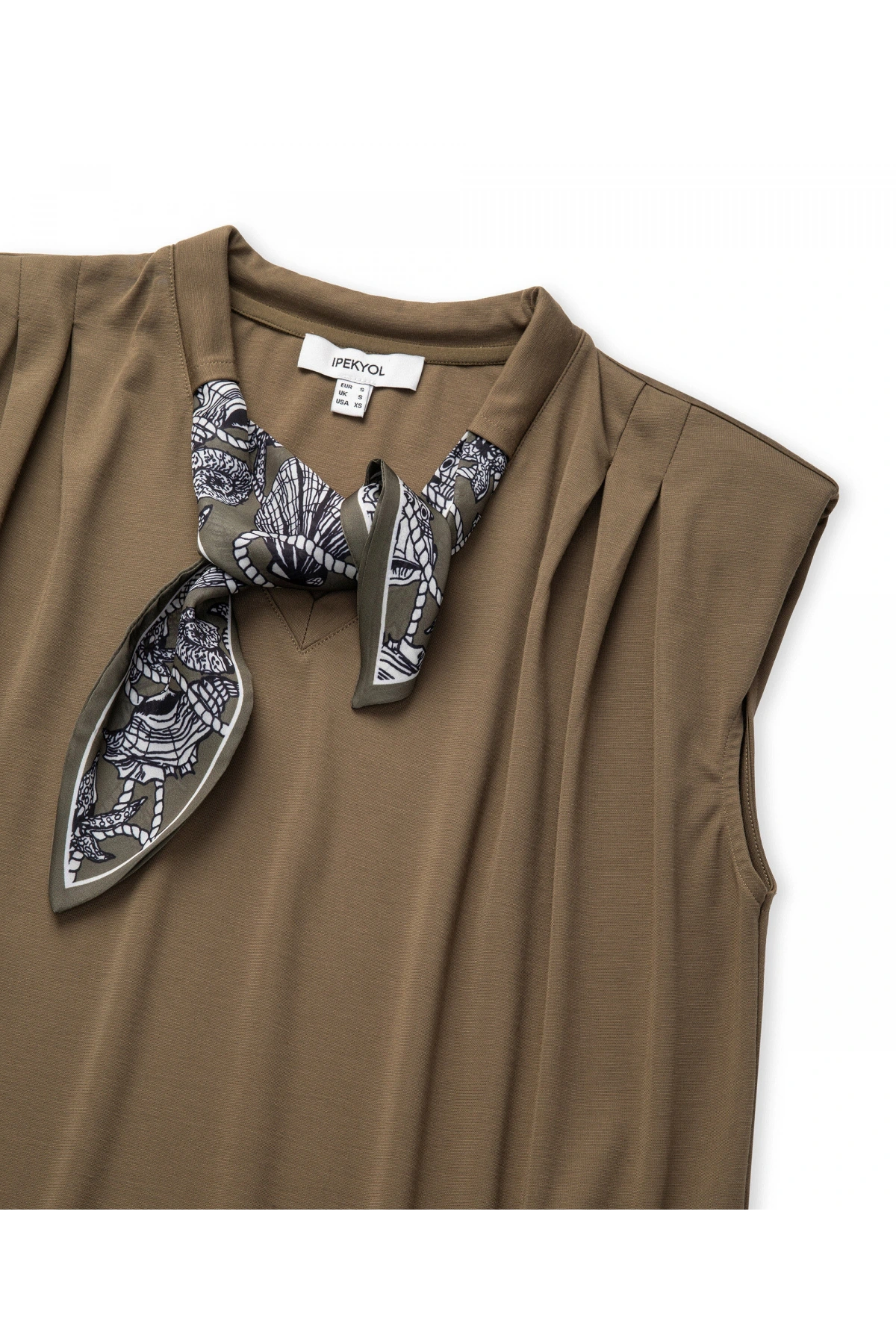 İpekyol Fular Aksesuarlı T-Shirt IS1260070077