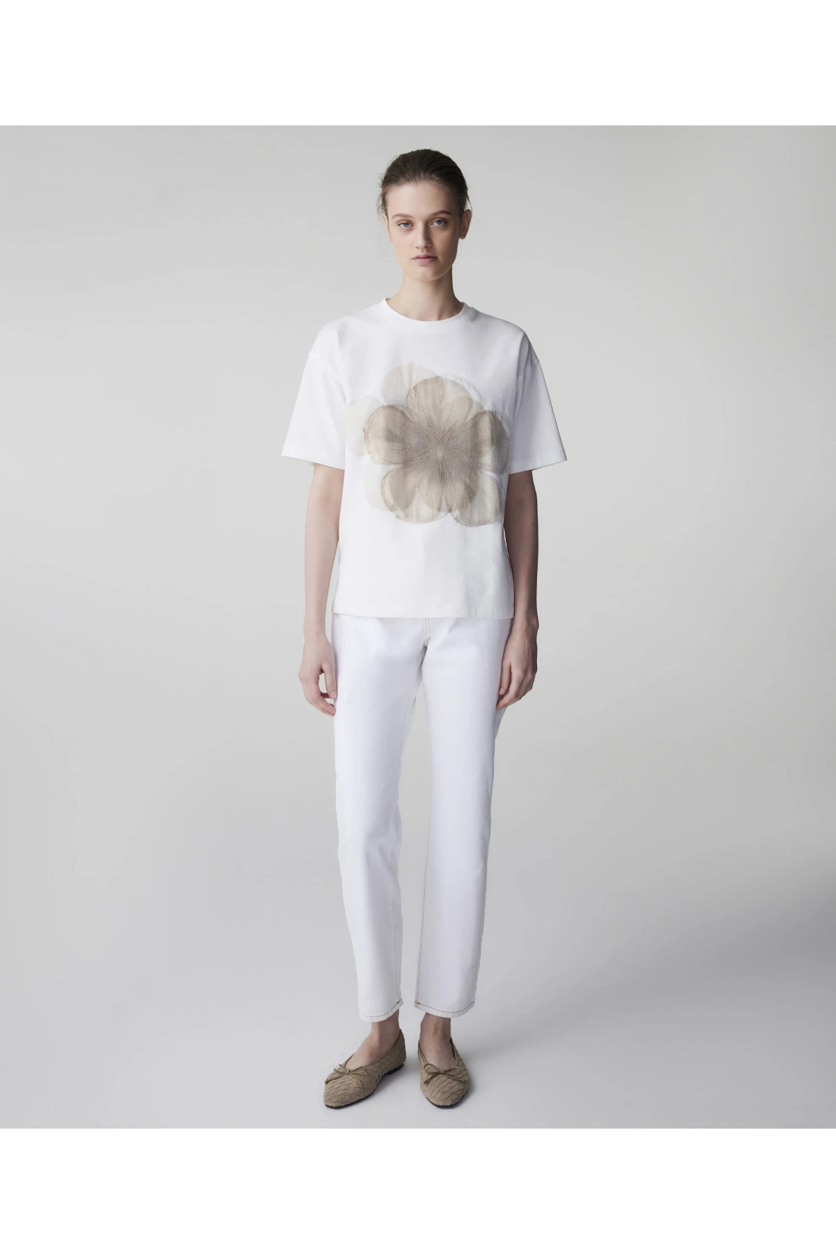 İpekyol Görsel Baskılı ve Nakışlı T-Shirt IS1260070074