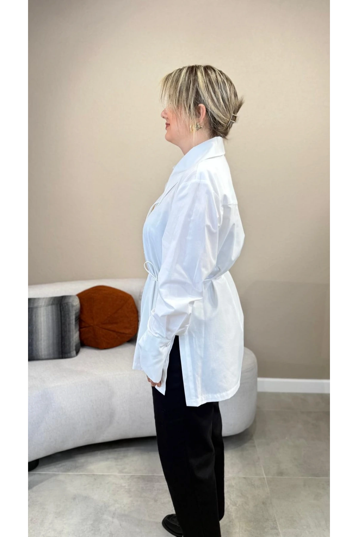 My312 Fileli Düğmeli Gömlek 26S8835