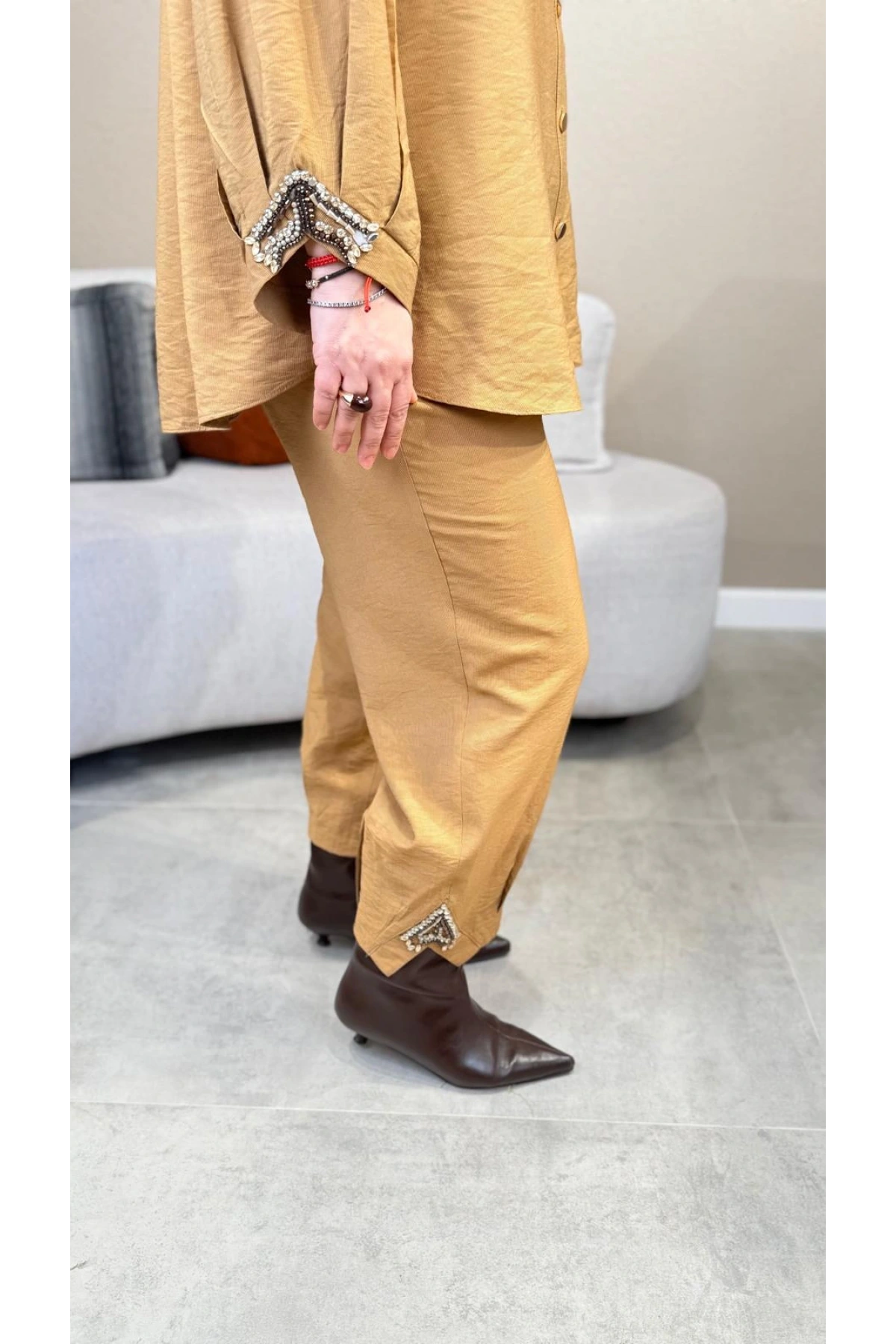 My312 Paçası Taşlı Takım 26S1675