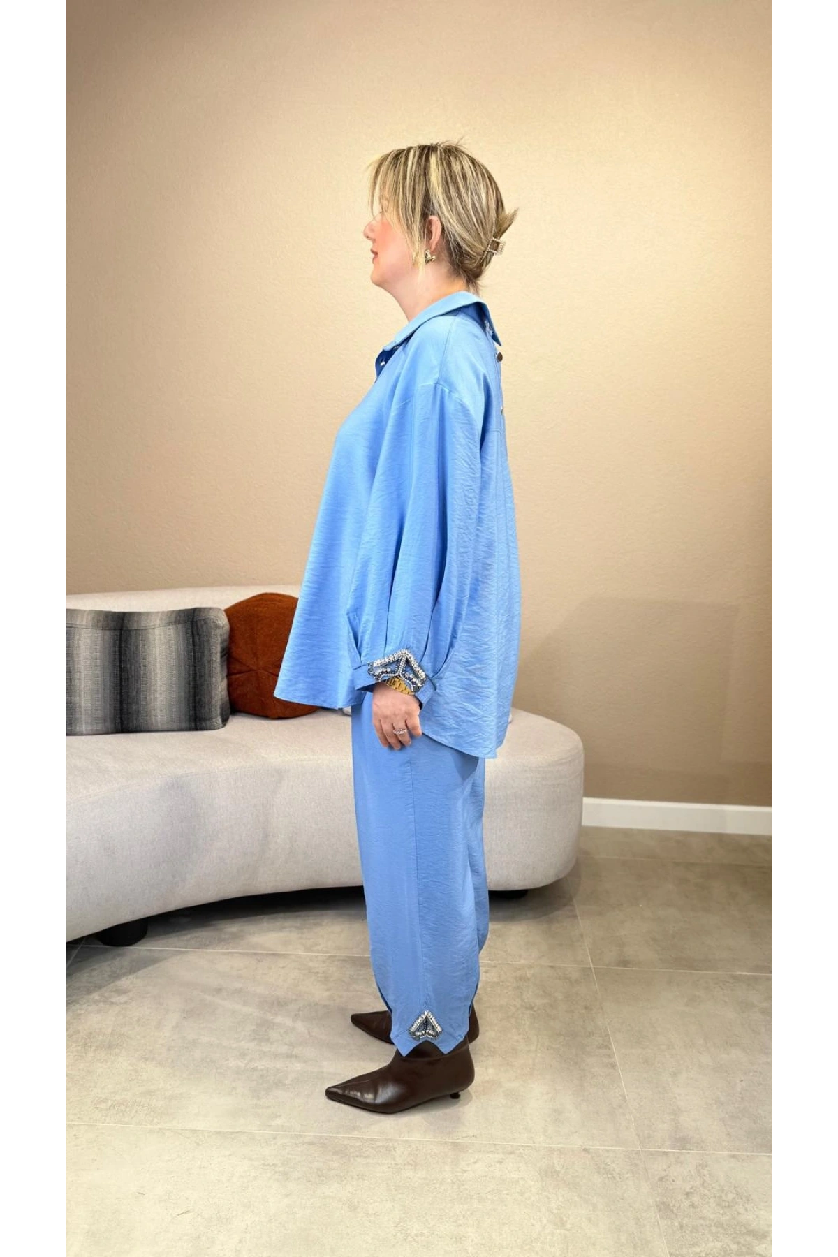 My312 Paçası Taşlı Takım 26S1675