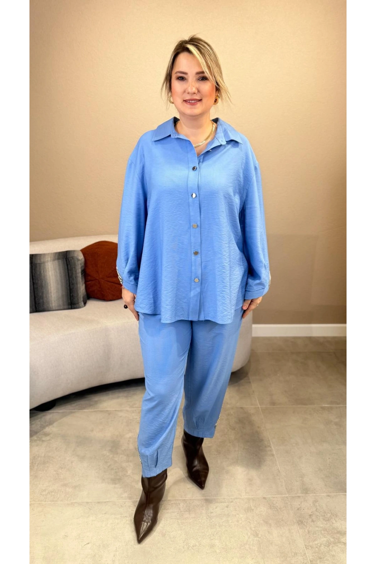 My312 Paçası Taşlı Takım 26S1675