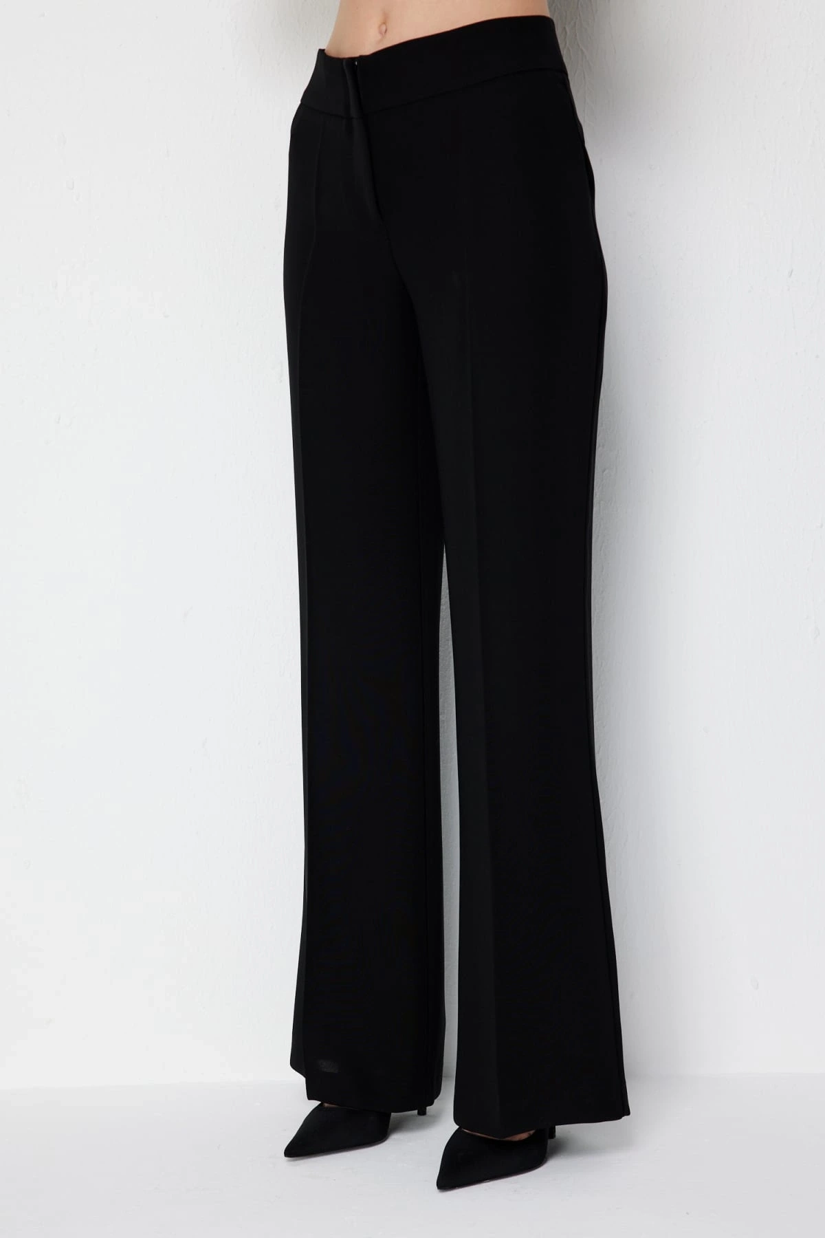 Ekol Yüksek Bel Bol Paça Pantolon 01144