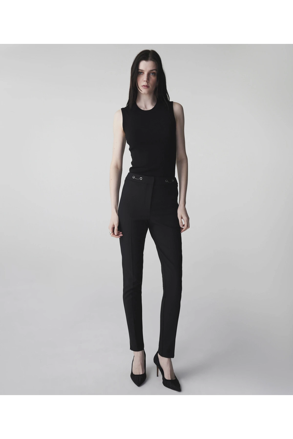 İpekyol Metal Aksesuarlı Skinny Fit Pantolon IS1260003166