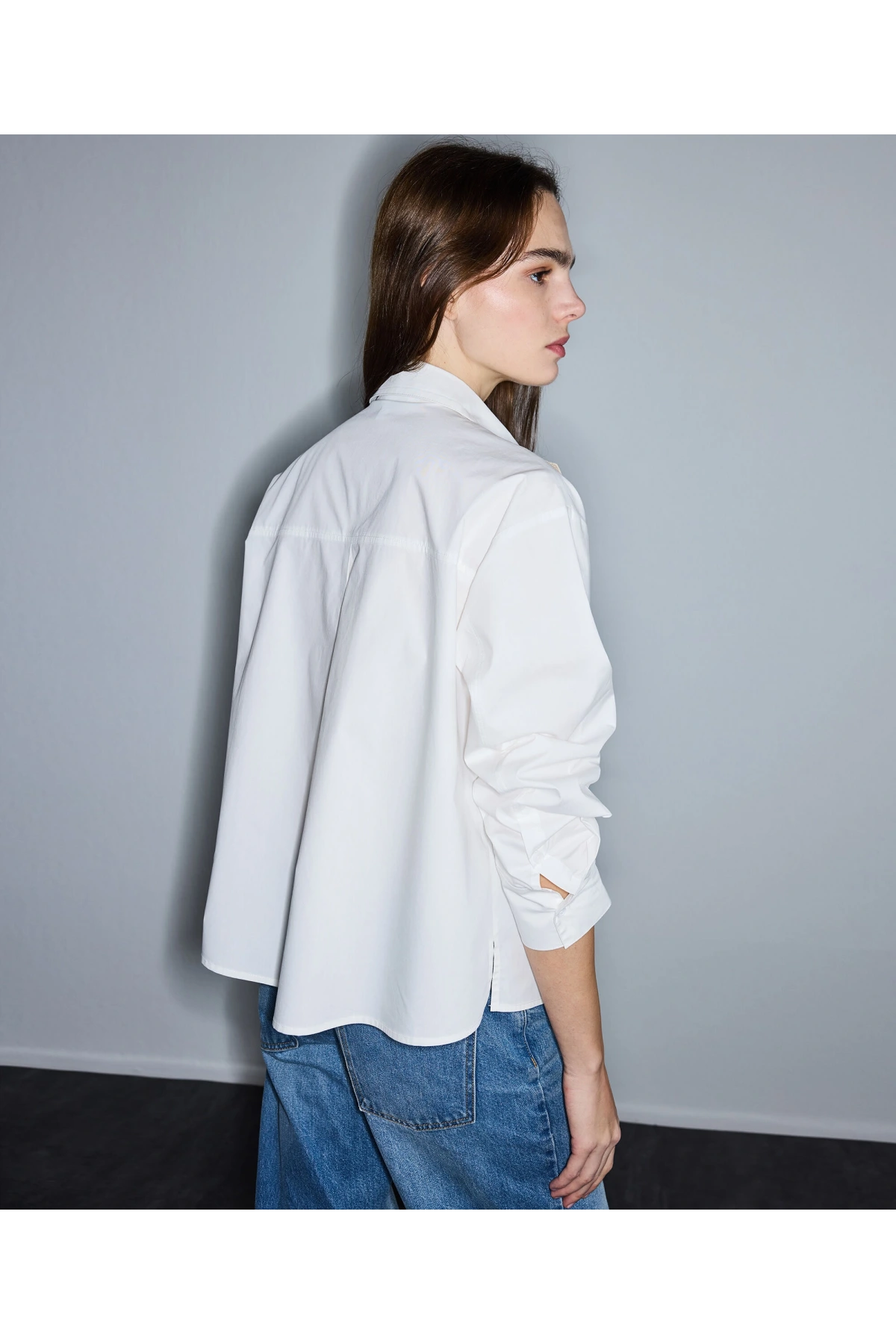 İpekyol Karma Aksesuarlı Kumaş Mix Gömlek IS1260025125