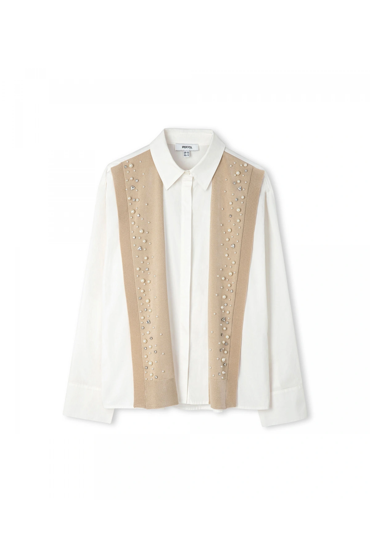 İpekyol Karma Aksesuarlı Kumaş Mix Gömlek IS1260025125