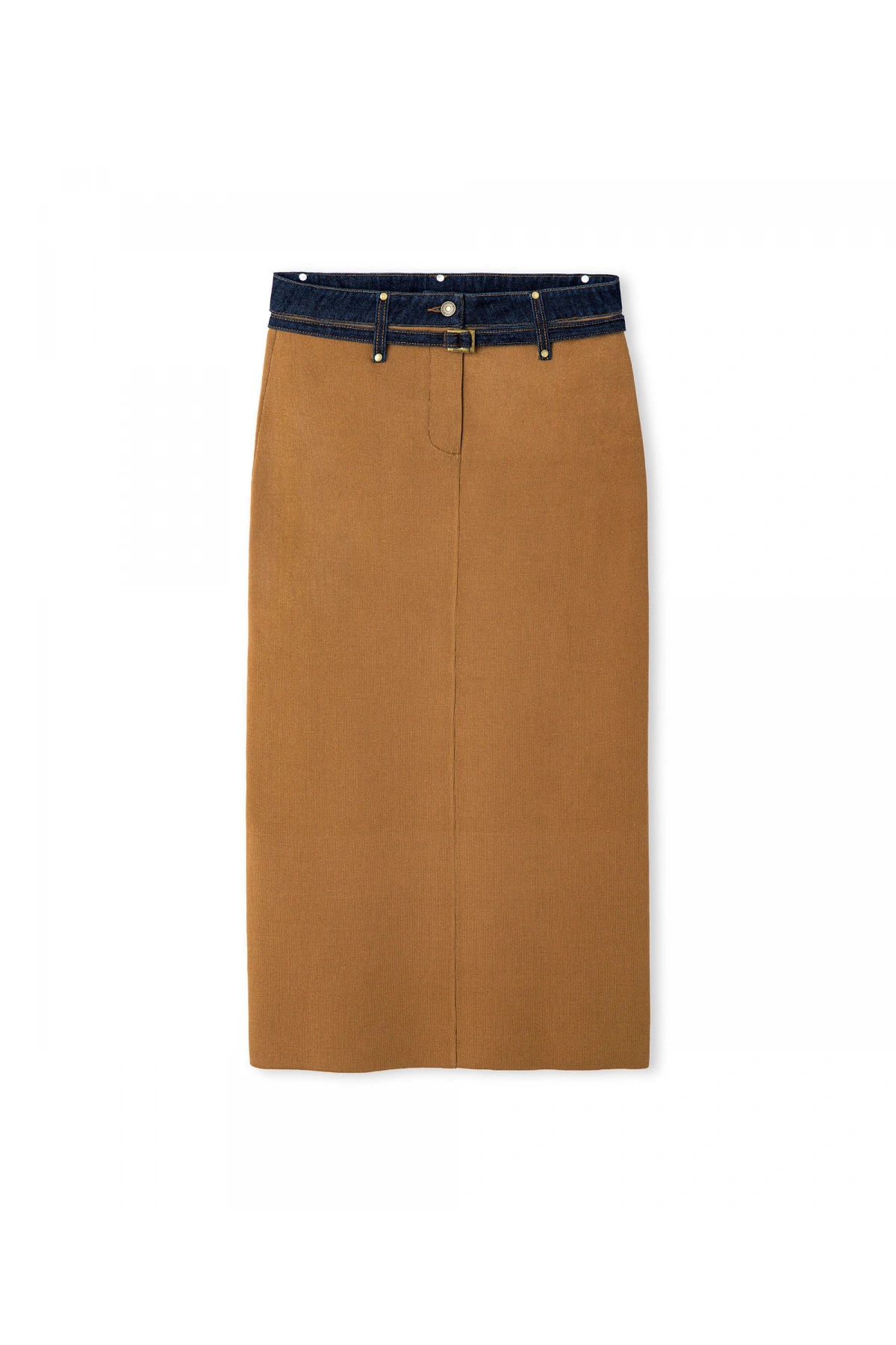 İpekyol Denim Mix Colorblock Etek IS1260004071