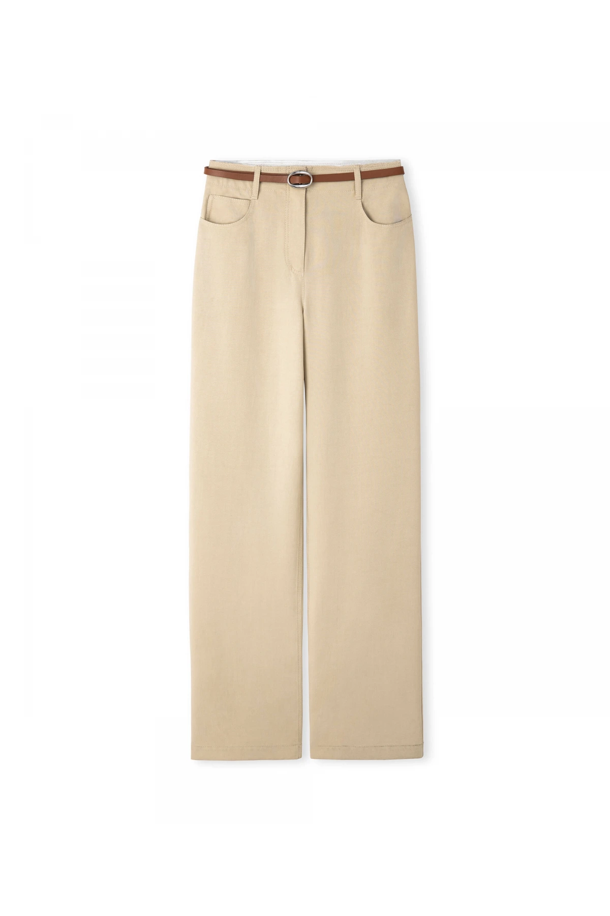 İpekyol Kemerli Straight Fit Pantolon IS1260003145