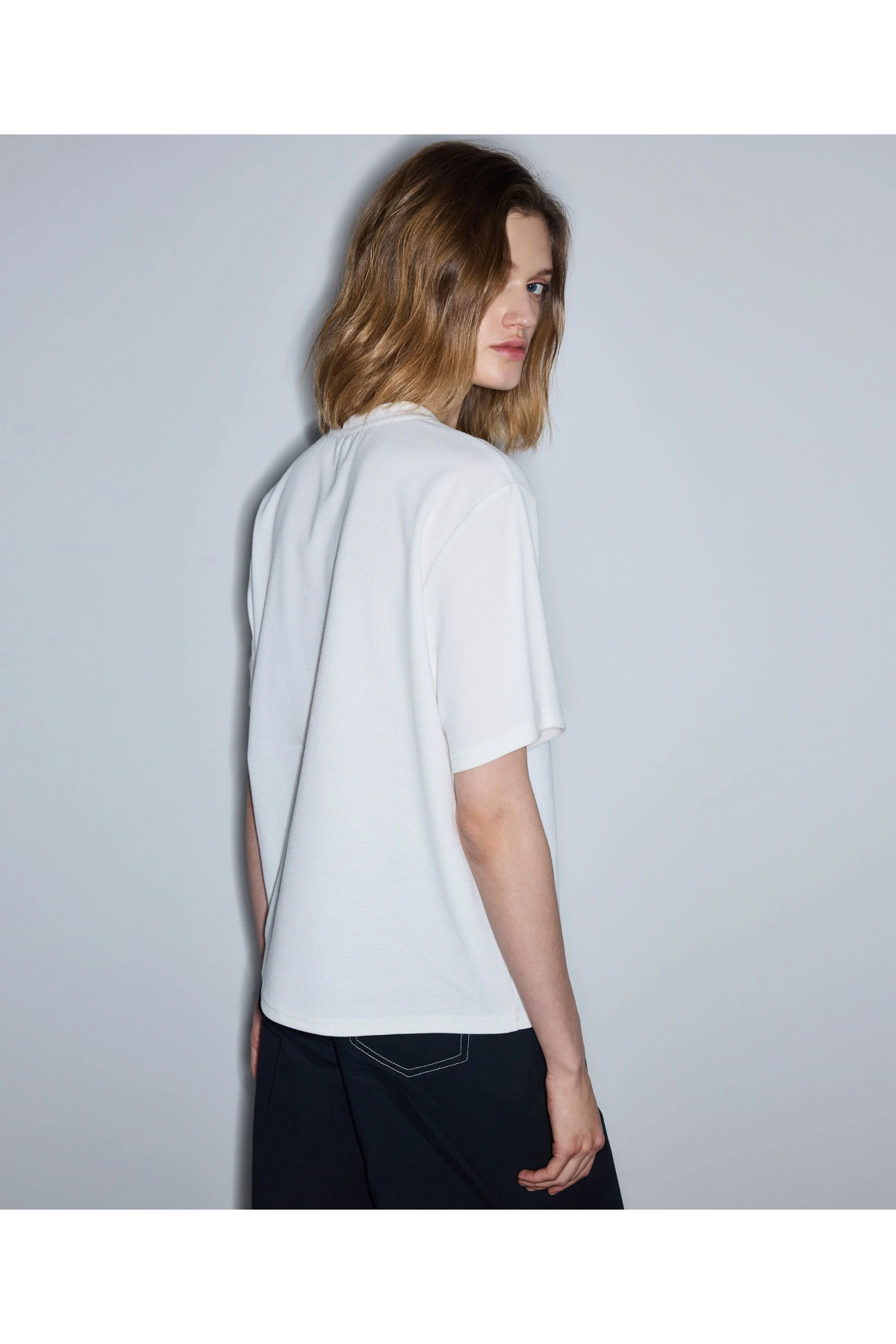 İpekyol Slogan Nakışlı T-Shirt IS1260070047