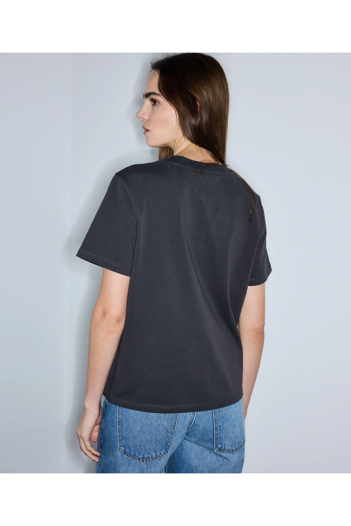 İpekyol Slogan Nakışlı T-Shirt IS1260070103