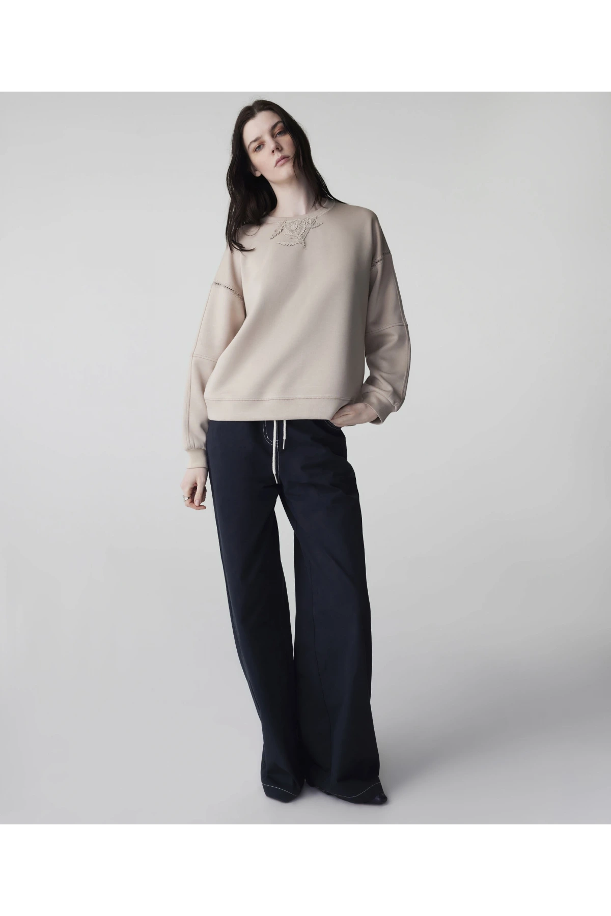 İpekyol Aplikeli Sweatshirt IS1260091016