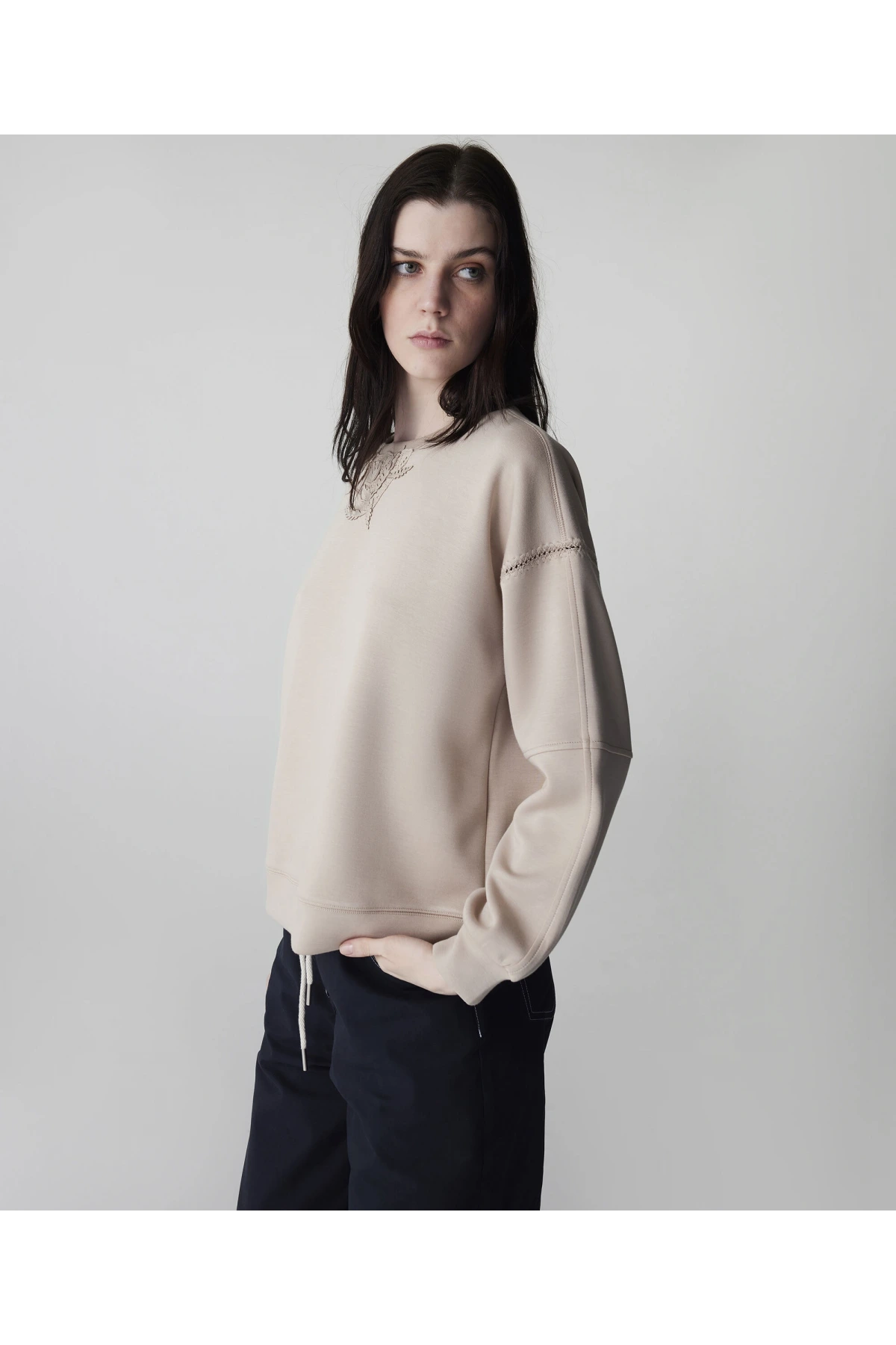 İpekyol Aplikeli Sweatshirt IS1260091016