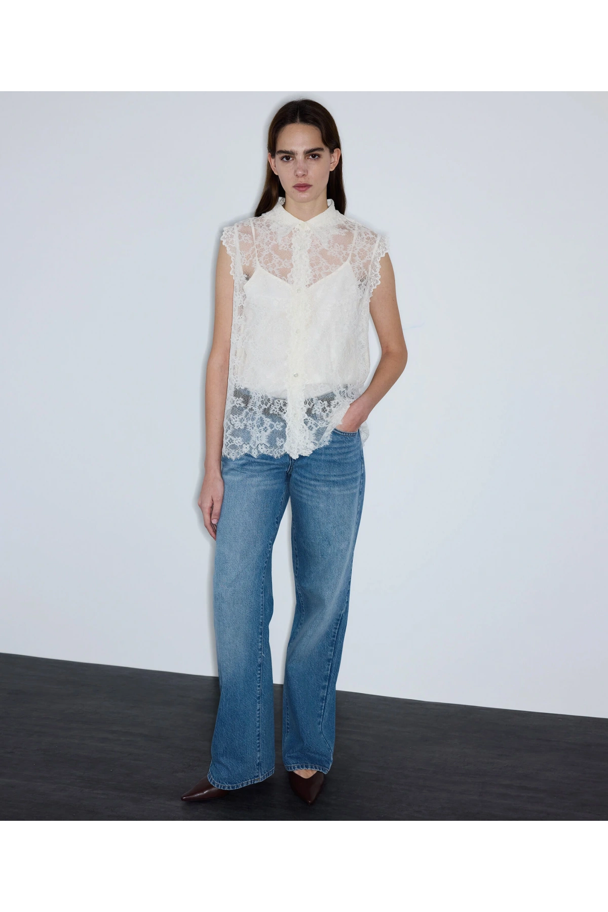 İpekyol Dantel Bluz IS1260006060