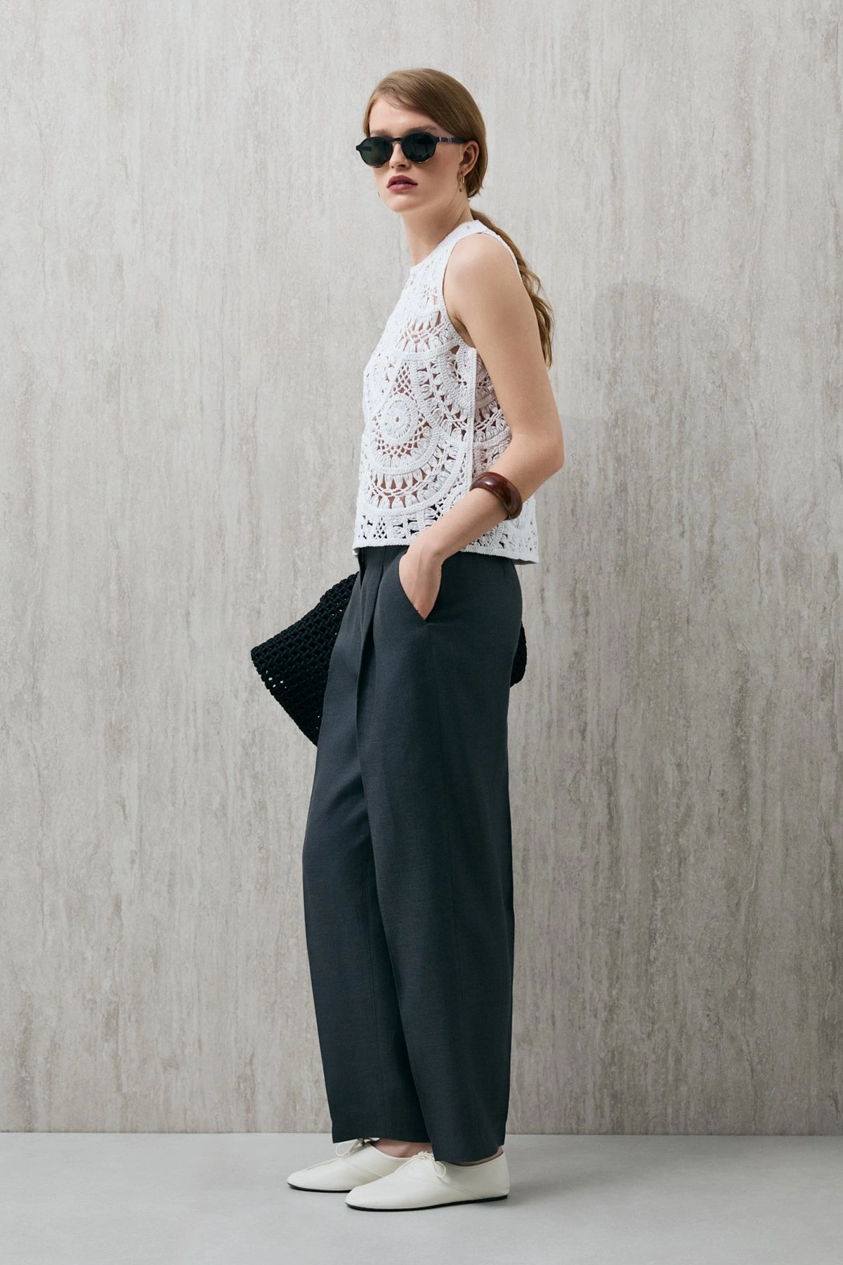 Lufian Grade Kadın Triko Atlet 121090046