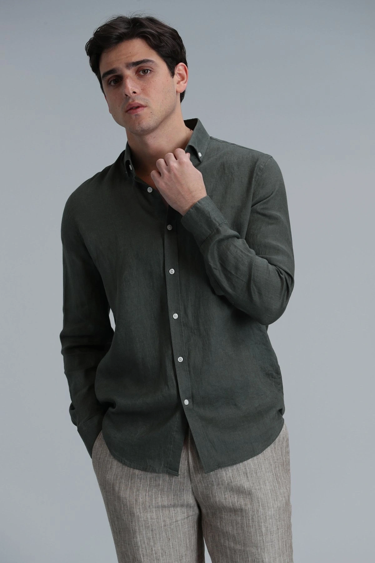 Lufian Pitaya Keten Gömlek 111010654