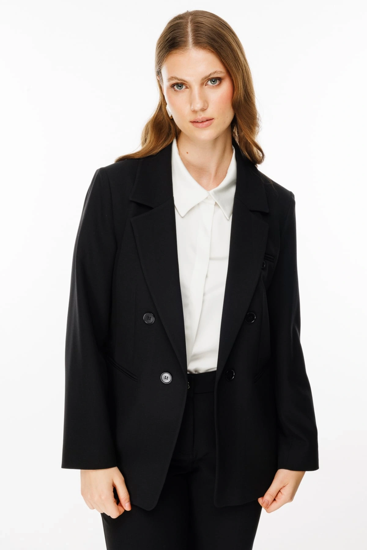 Ekol Cep Detaylı Düğmeli Vatkalı Ceket 01523