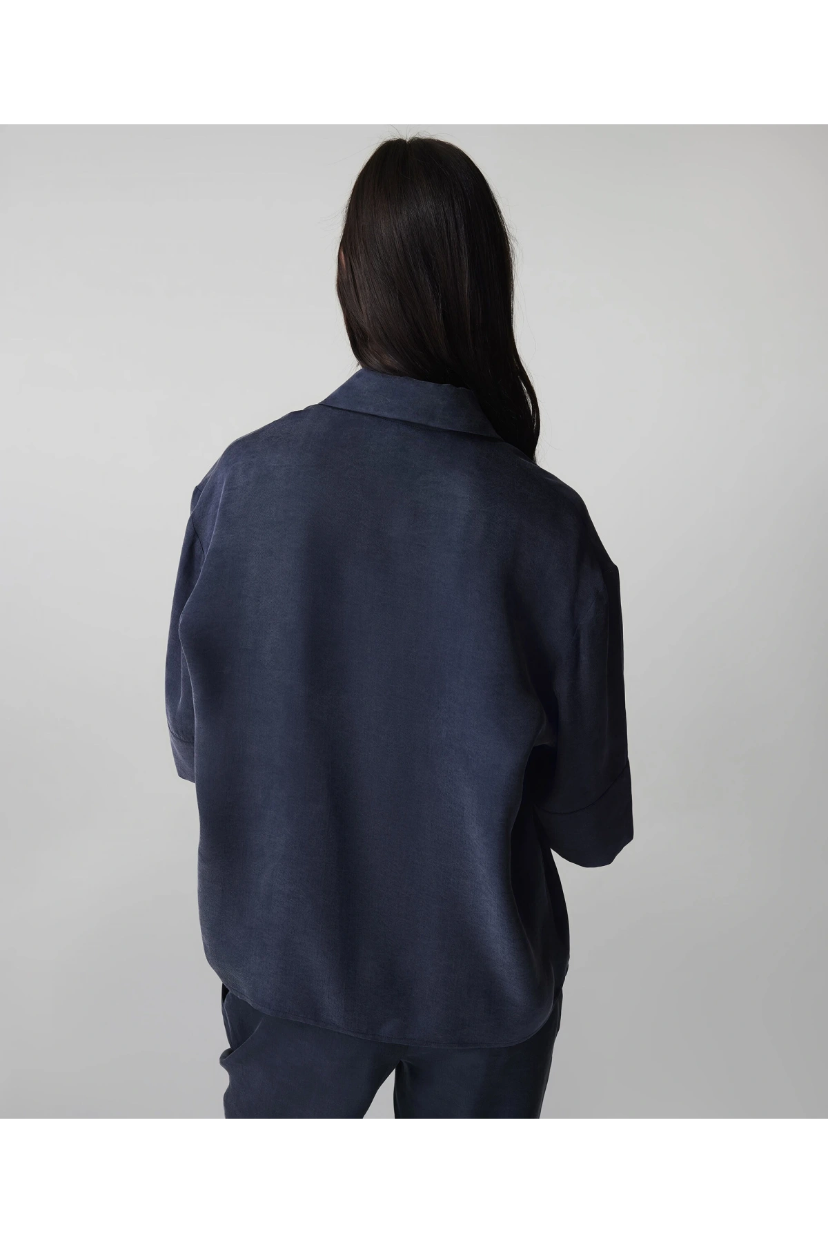 İpekyol Kontrast Biyeli Hotfix Baskılı Gömlek IS1260025153