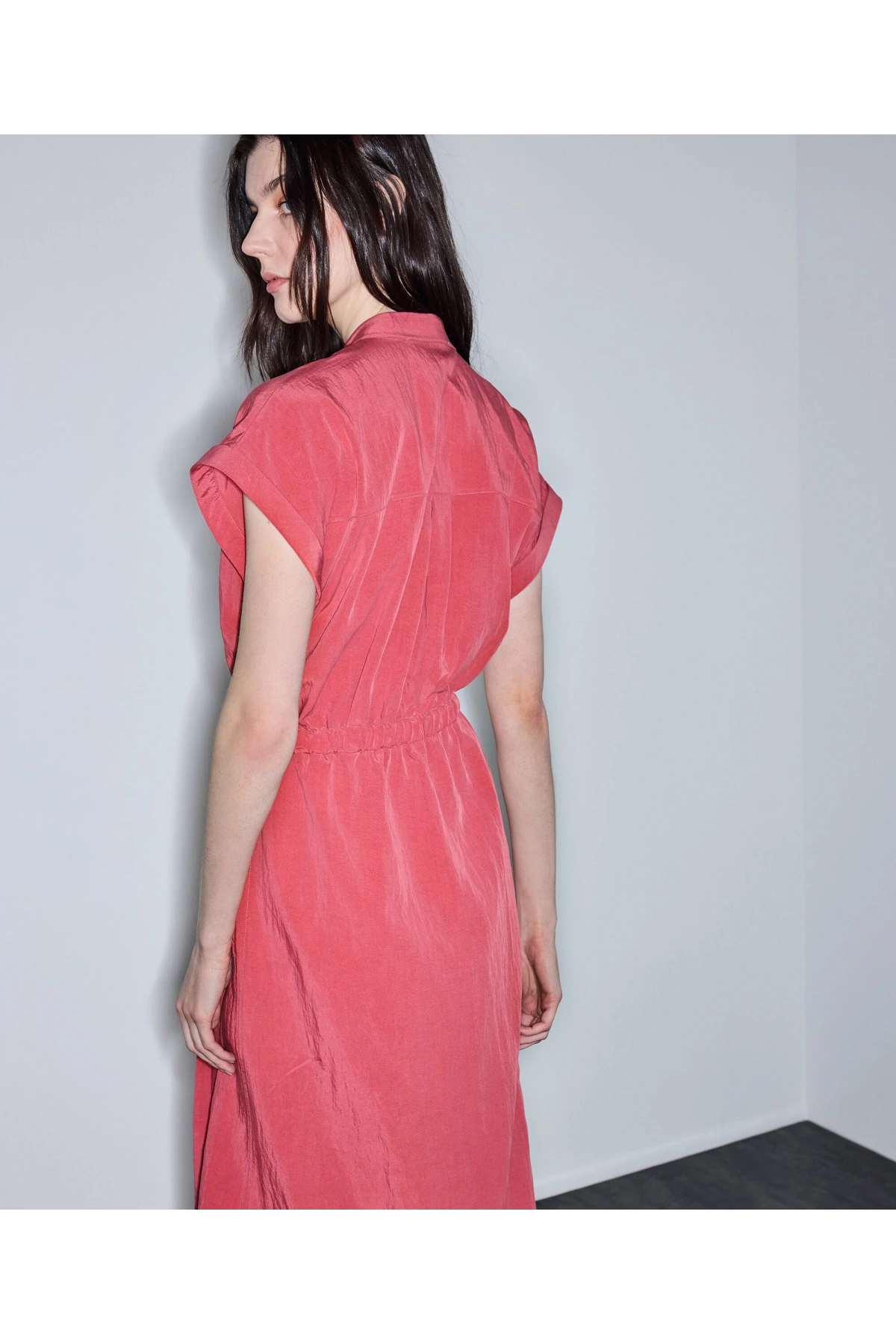 İpekyol İnce Kuşaklı Gömlek Elbise IS1260002235