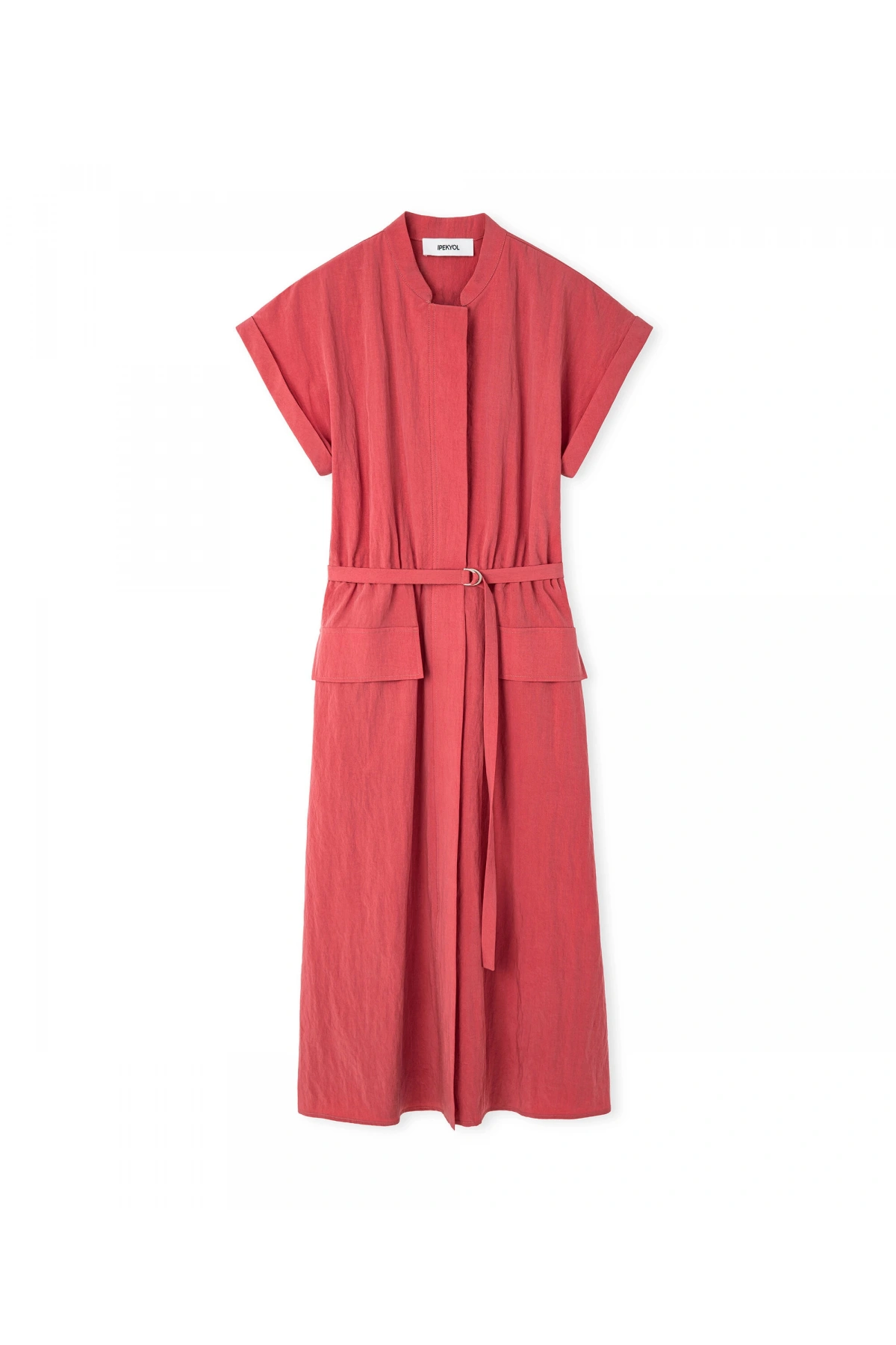 İpekyol İnce Kuşaklı Gömlek Elbise IS1260002235