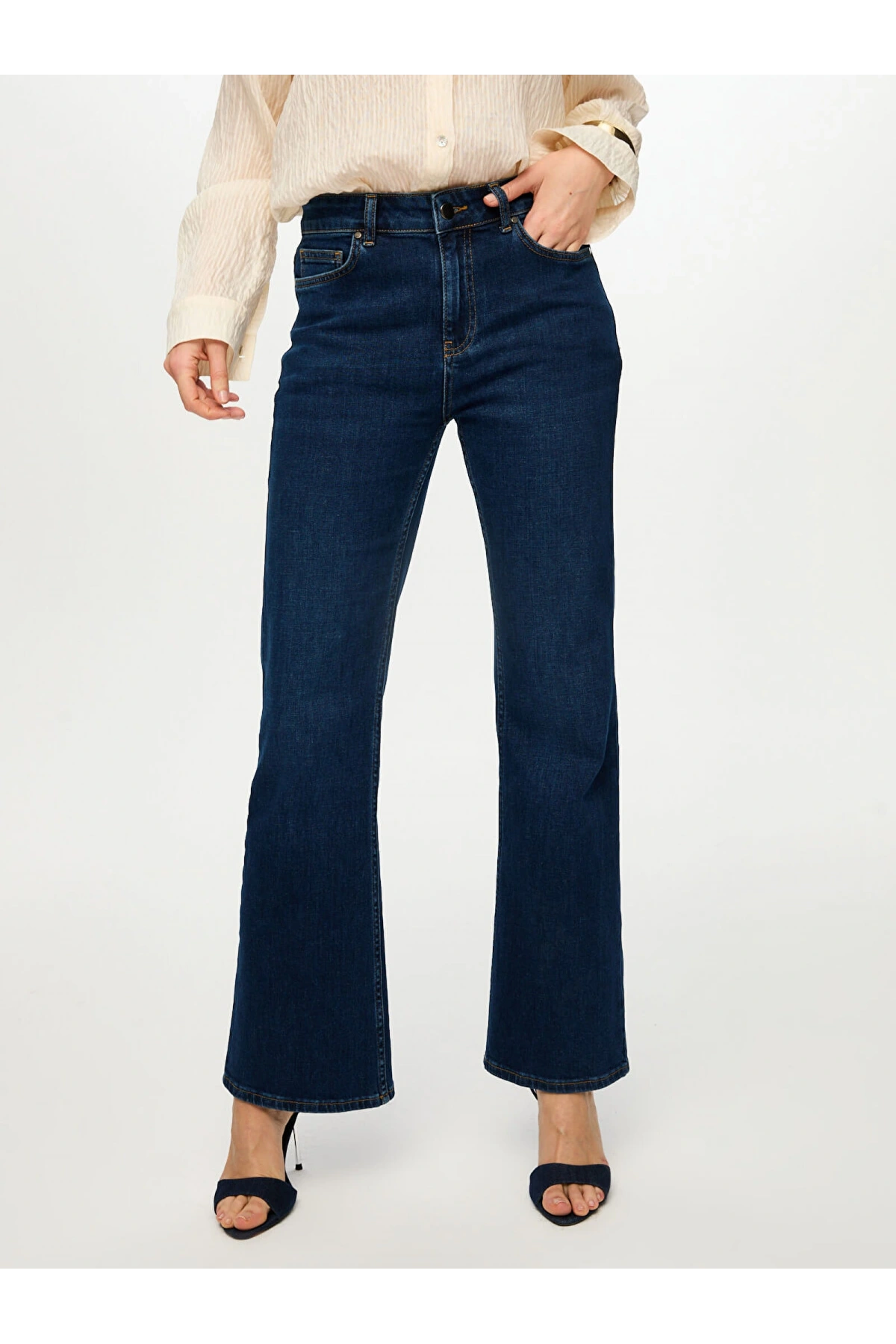 Faik Sönmez Flare Paça Jean Pantolon US26JPN002