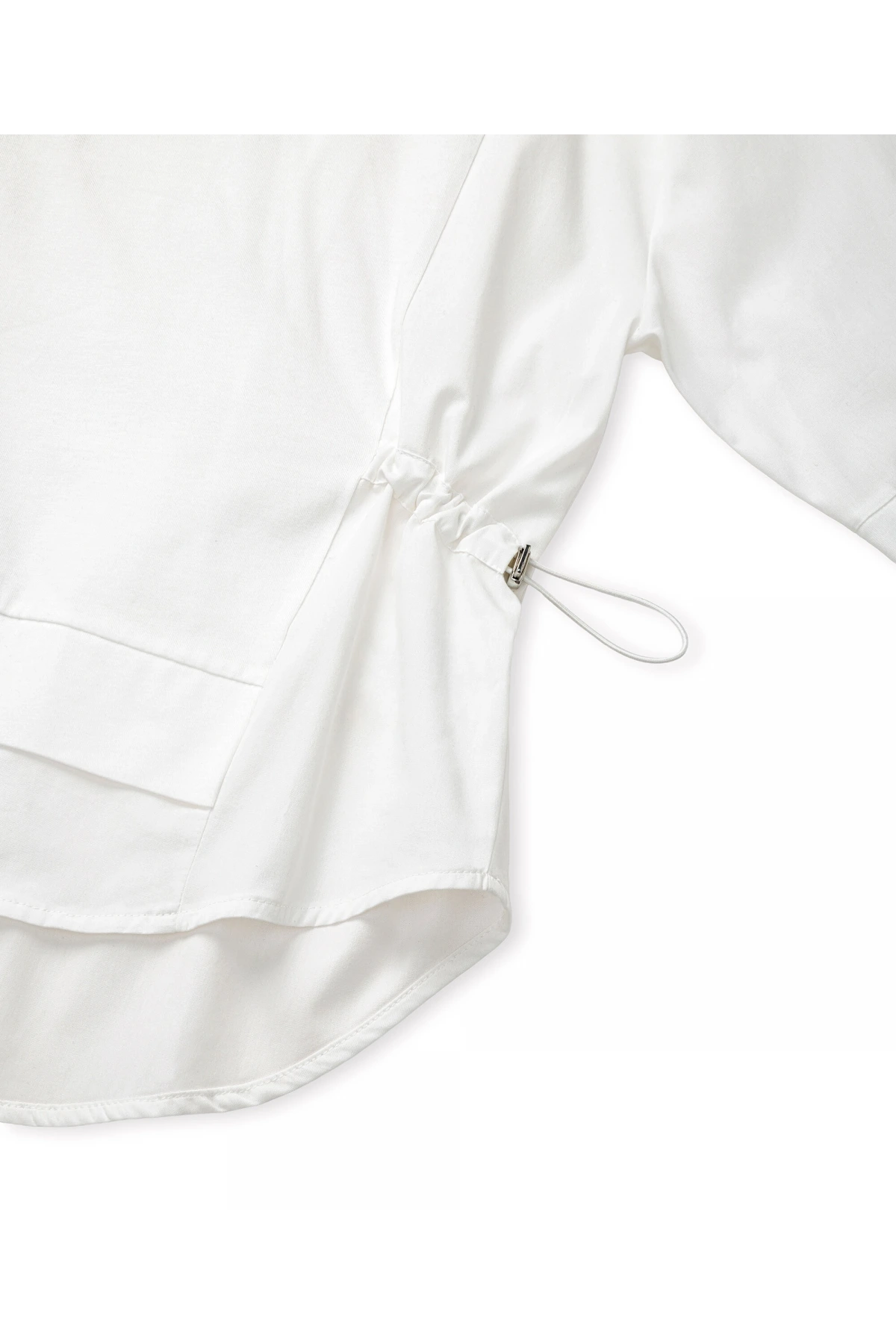 İpekyol Kumaş Mix Büzgülü T-Shirt IS1260070239